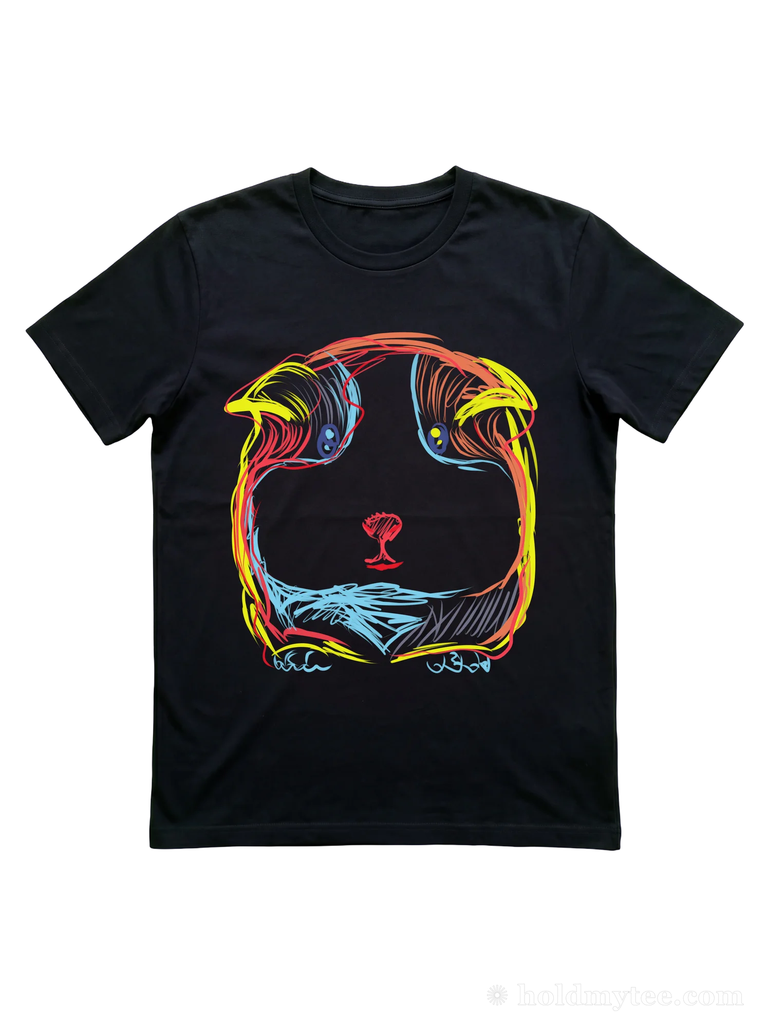 Guinea Pig Doodle T-Shirt for Kids and Cavy Fans