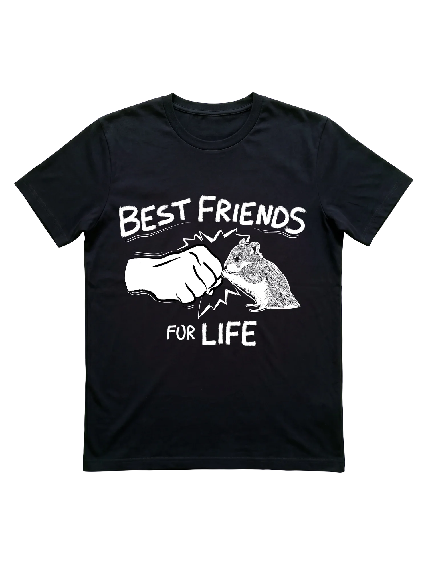 Best Friends for Life Hamster Tee for Kids and Pet Owners