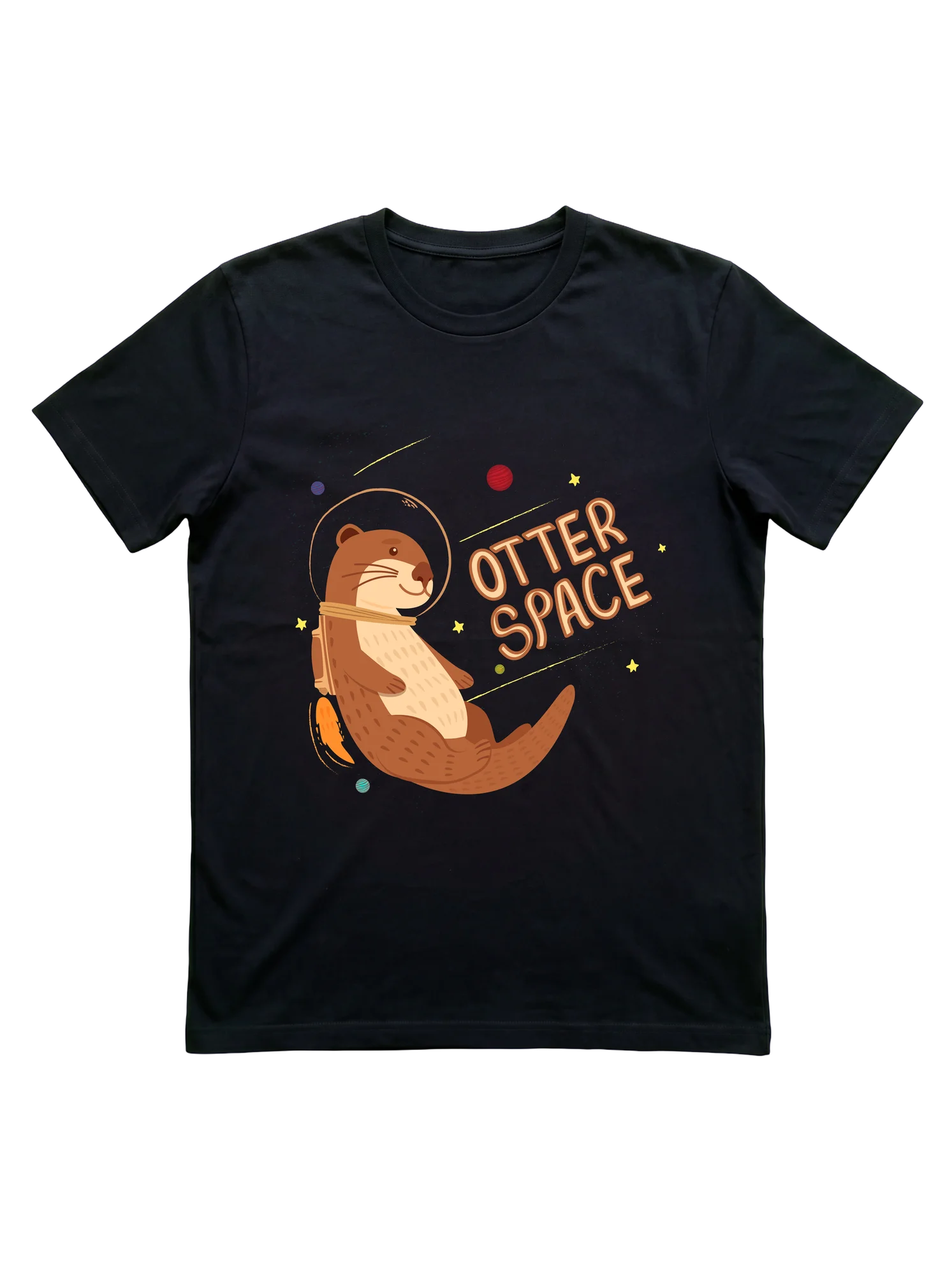Otter Space Astronaut Shirt for Kids and Wildlife Fans