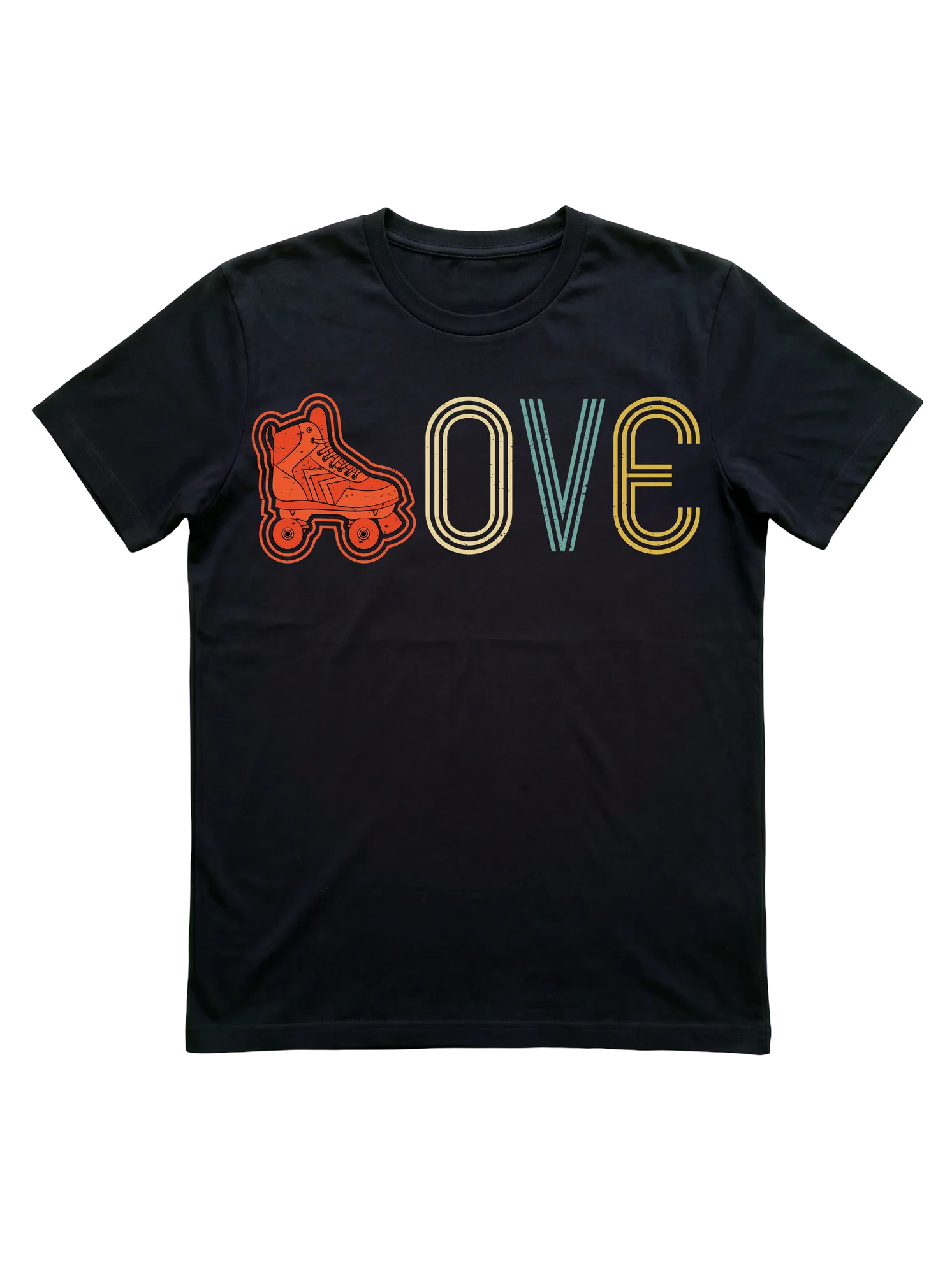 Womens Vintage Roller Skating Clothes Love Skates 80s