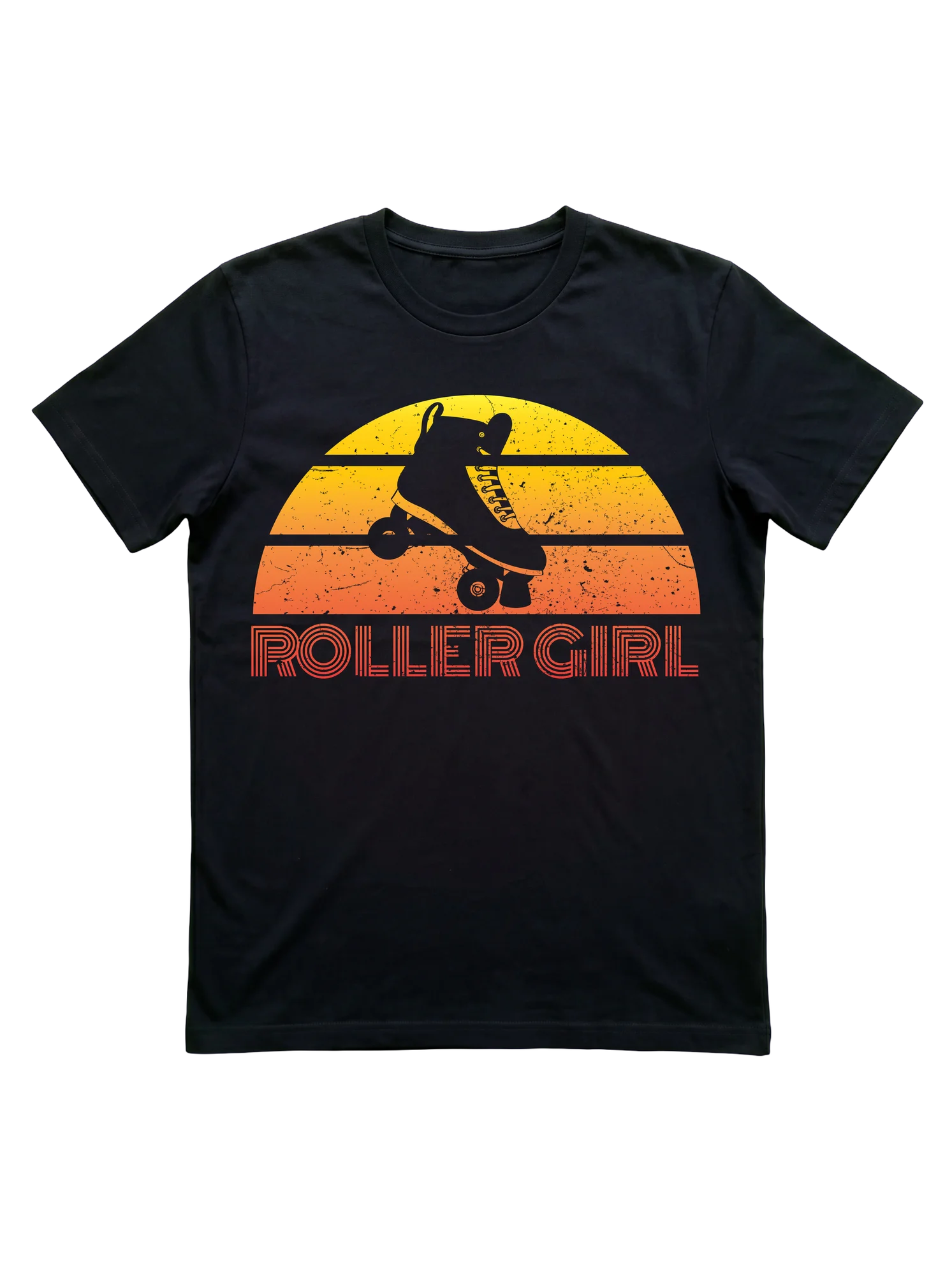 Womens Vintage Roller Skating Girls Shirt Skates 80s