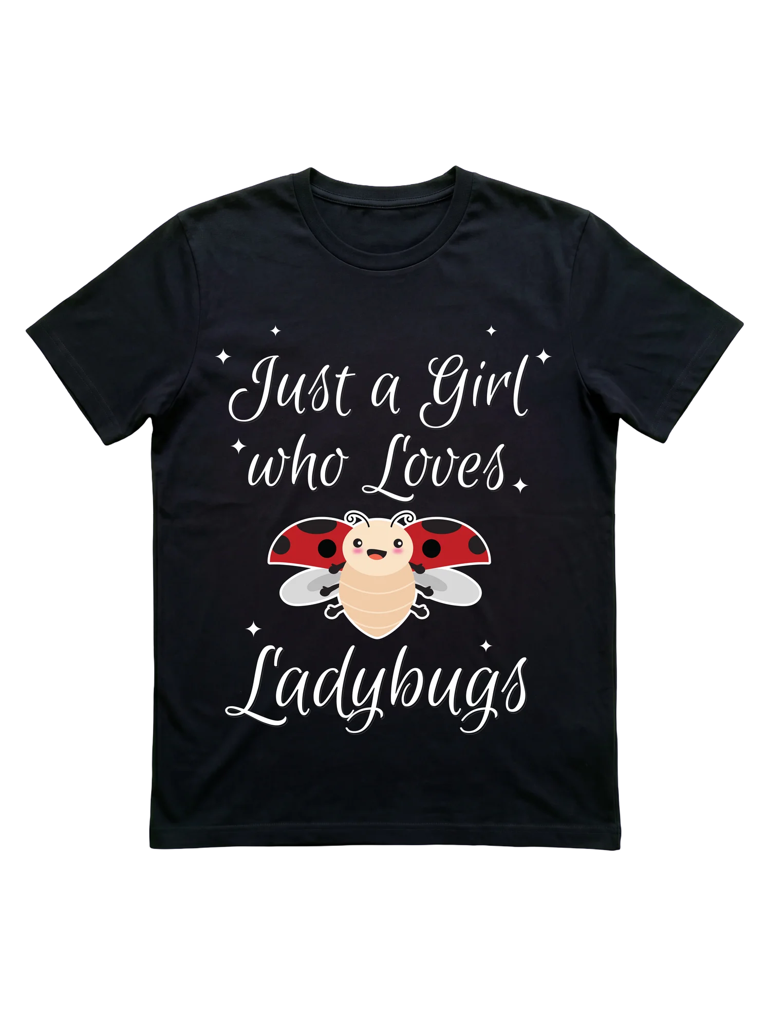 Womens Just Girl Who Loves Ladybug Shirt Dress