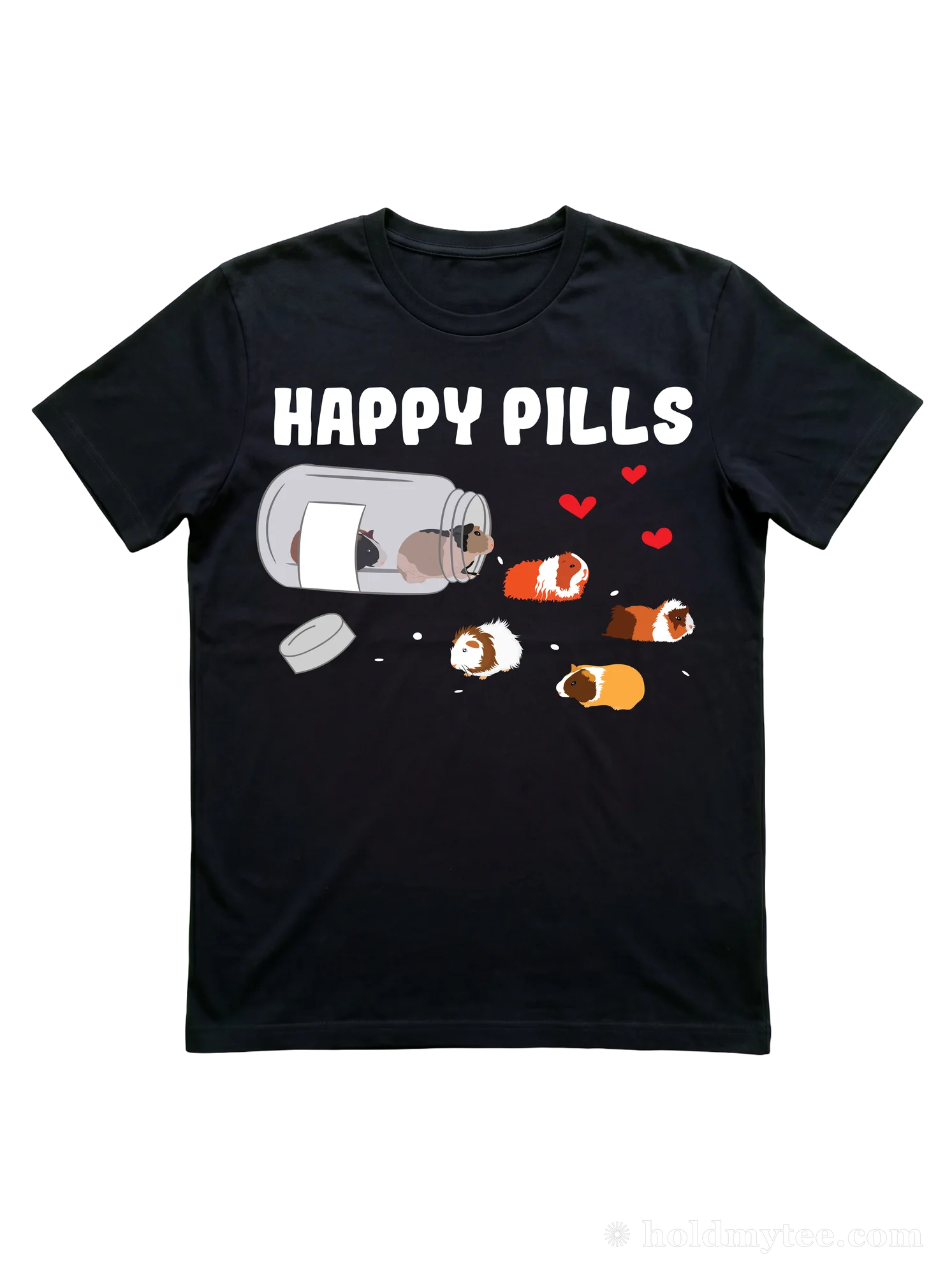 There's No Daily Dose Quite Like Five Cavies Tumbling Out of a Happy Pills Bottle