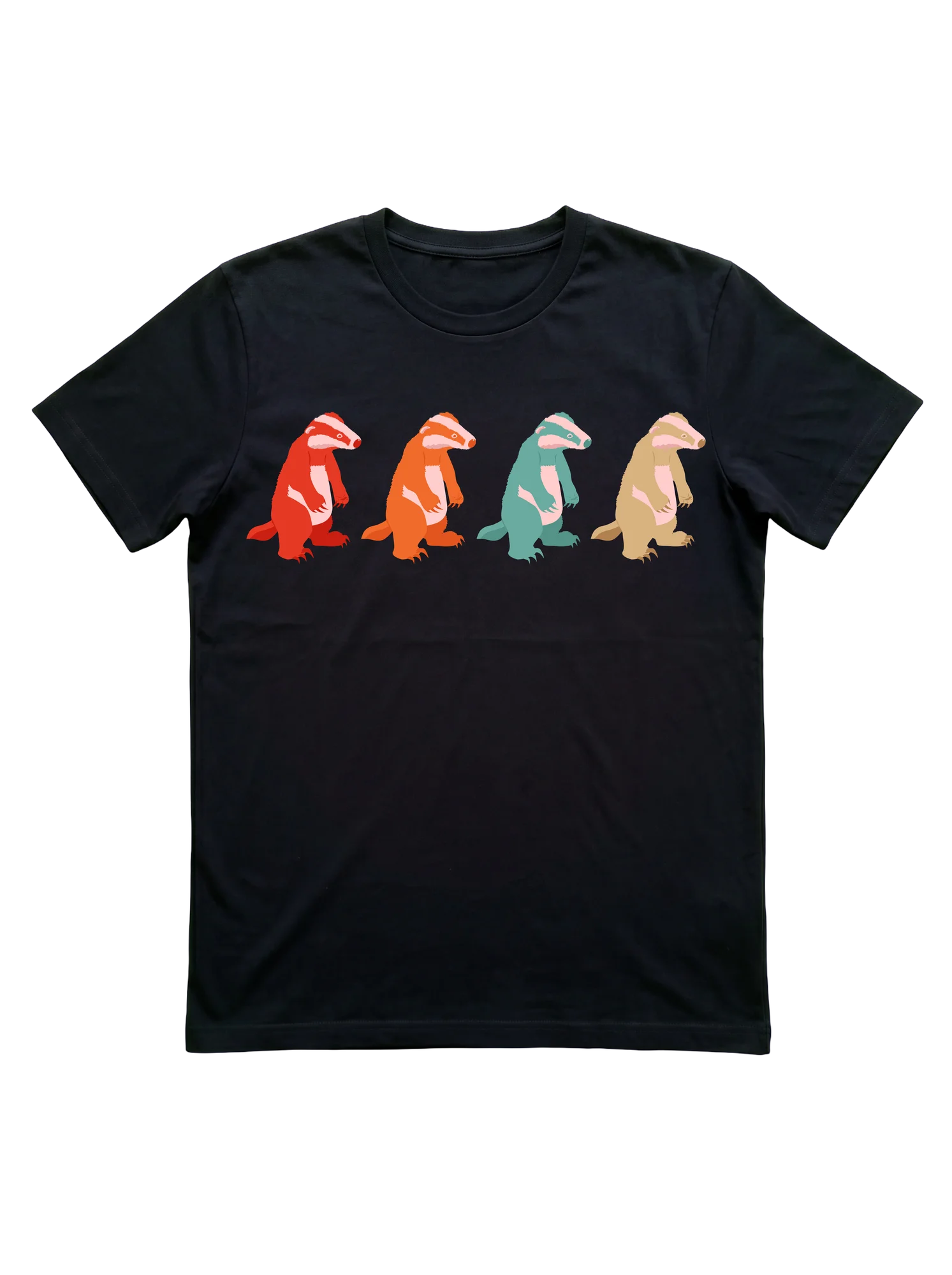 Retro Badger Animal Vintage Clothing Art Gift Kids