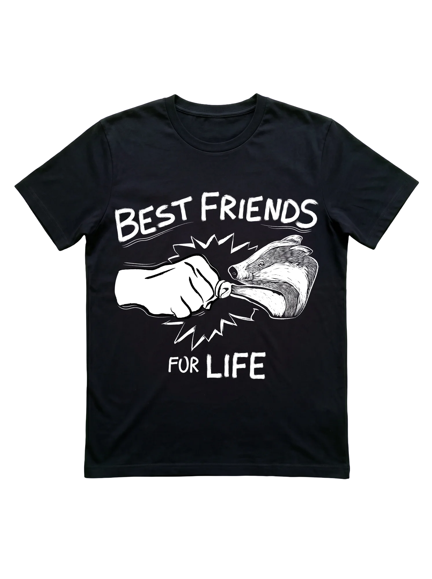 Funny Honey Badger Animal Clothing Best Friends Art