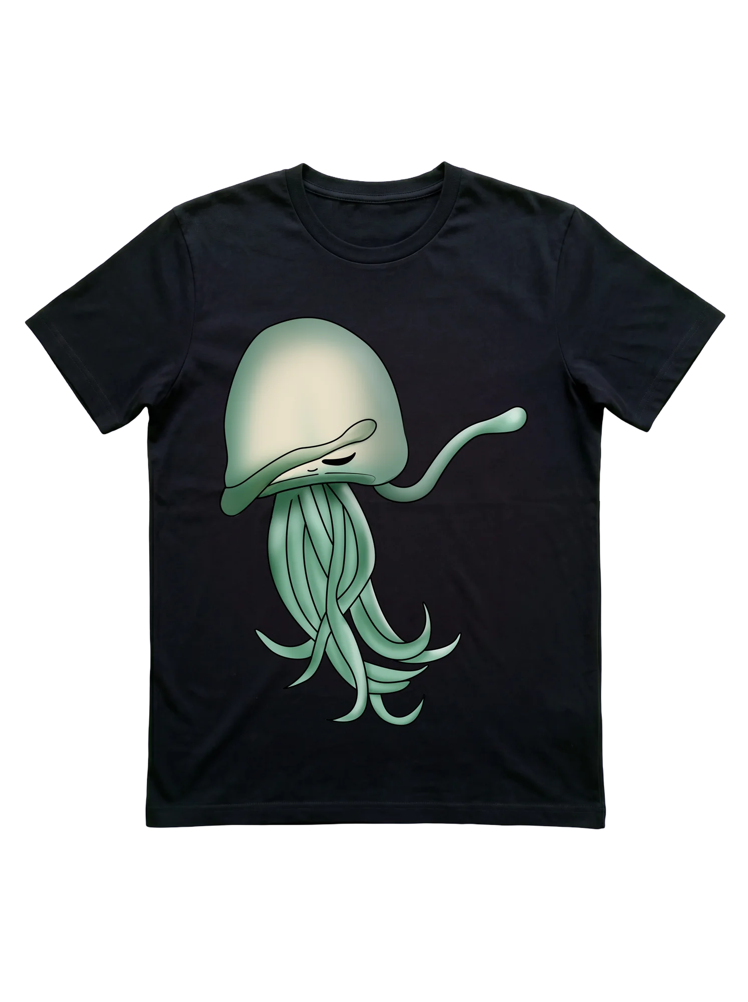 Show your sea jelly side with a deadpan dab pose