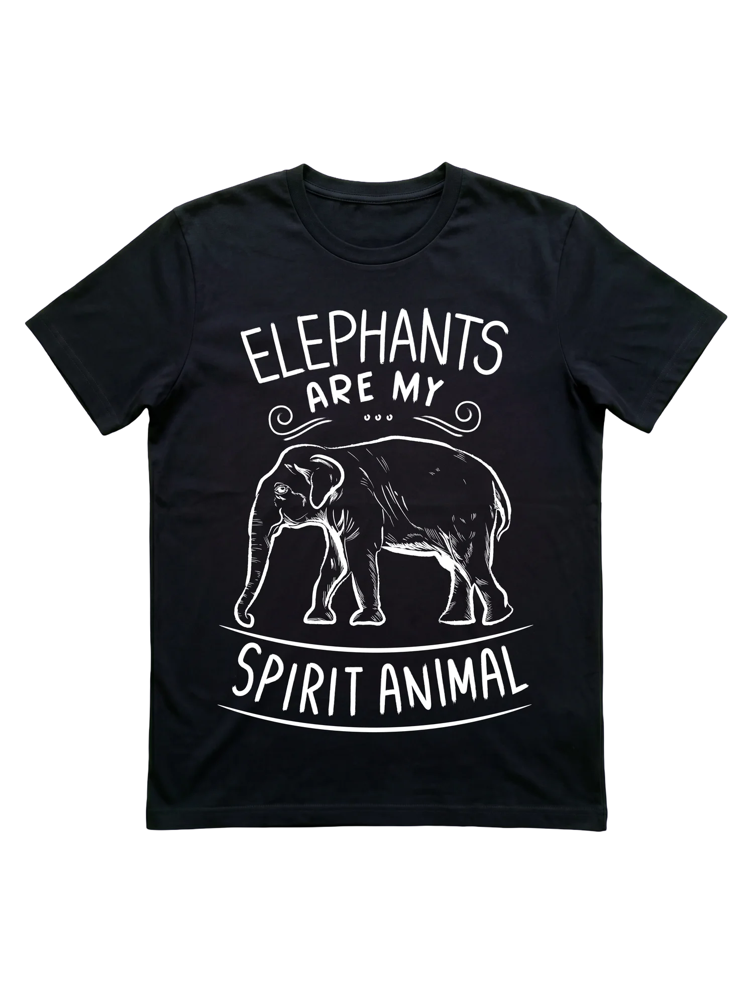 Show Your Spirit-Animal Side With Woodcut Elephant Lettering