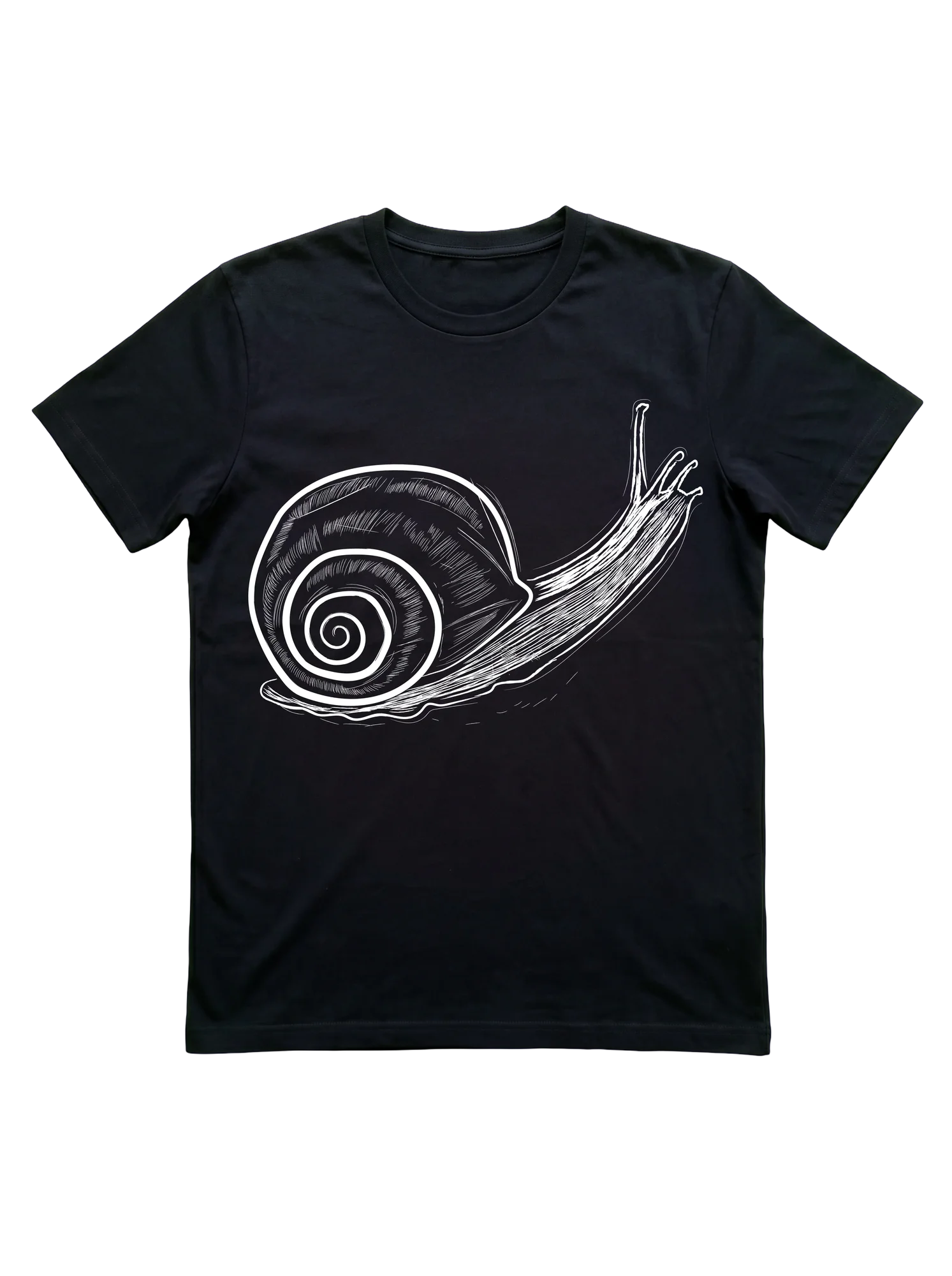 Vintage Snail Illustration Shirt for Gastropod Enthusiasts