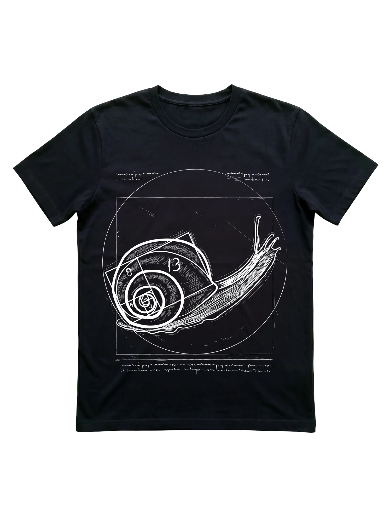 Vitruvian Snail Shell Fibonacci Slug Clothes Gift Snail