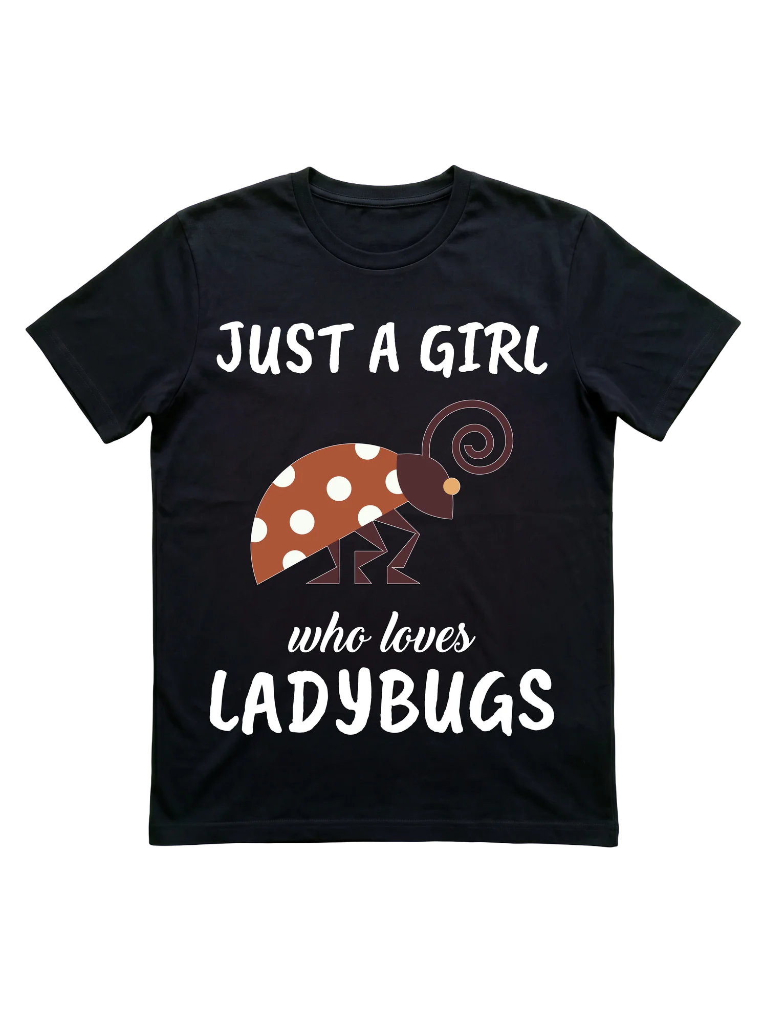 Just a Girl Who Loves Ladybugs Graphic T-Shirt