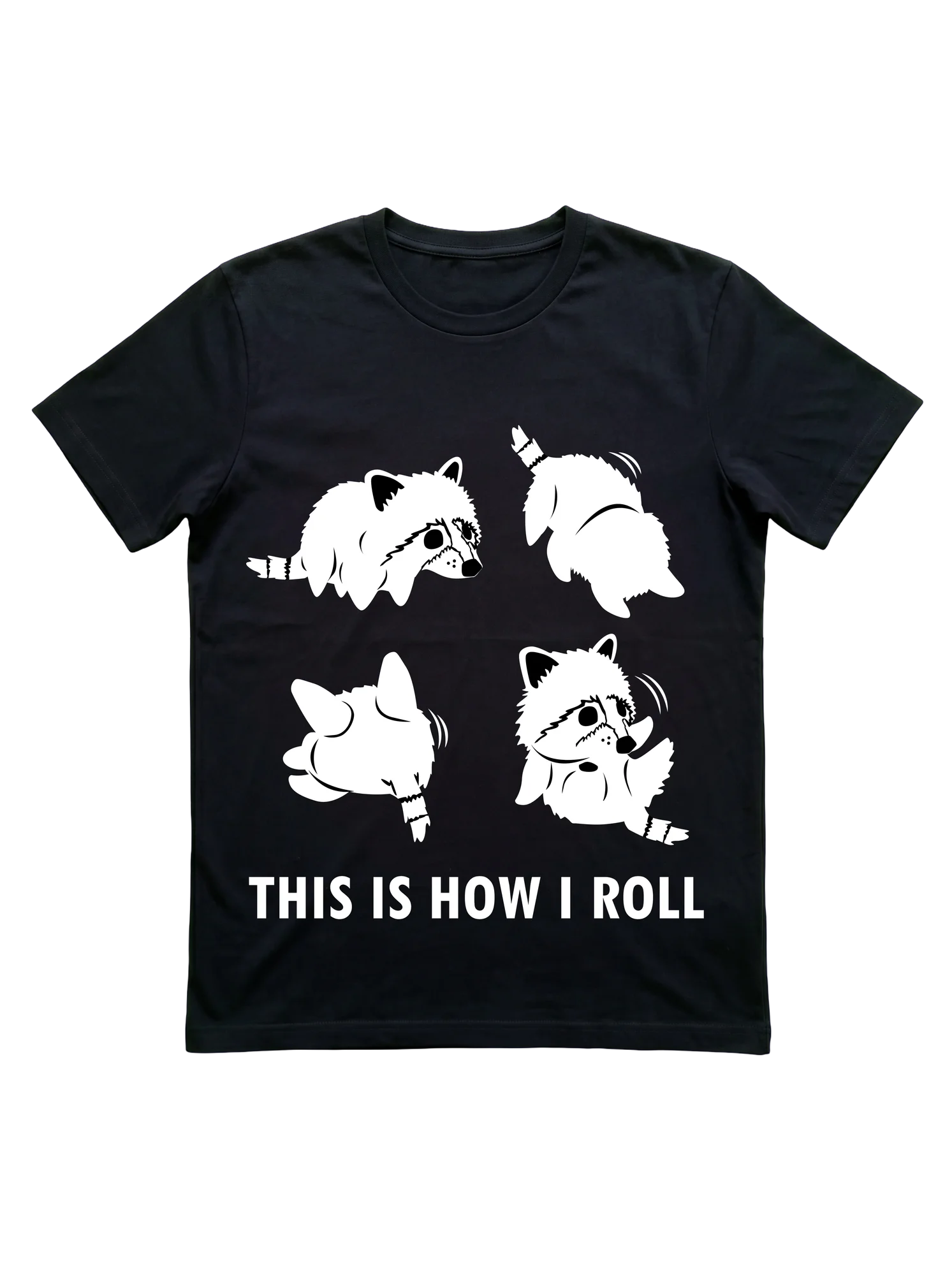 This Is How I Roll Raccoon T-Shirt for Kids and Fans