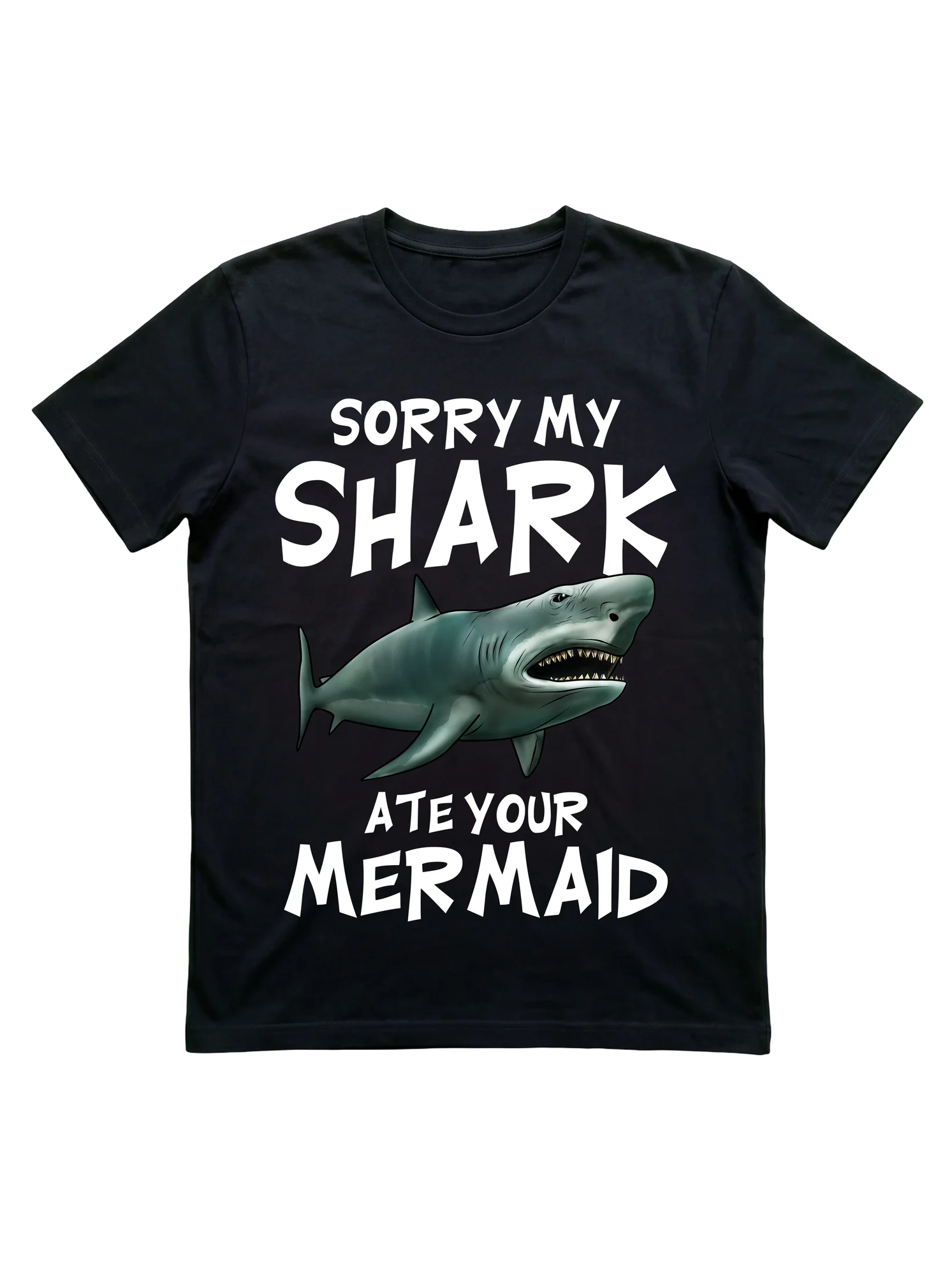 Sorry My Shark Ate Your Mermaid Kids T-Shirt