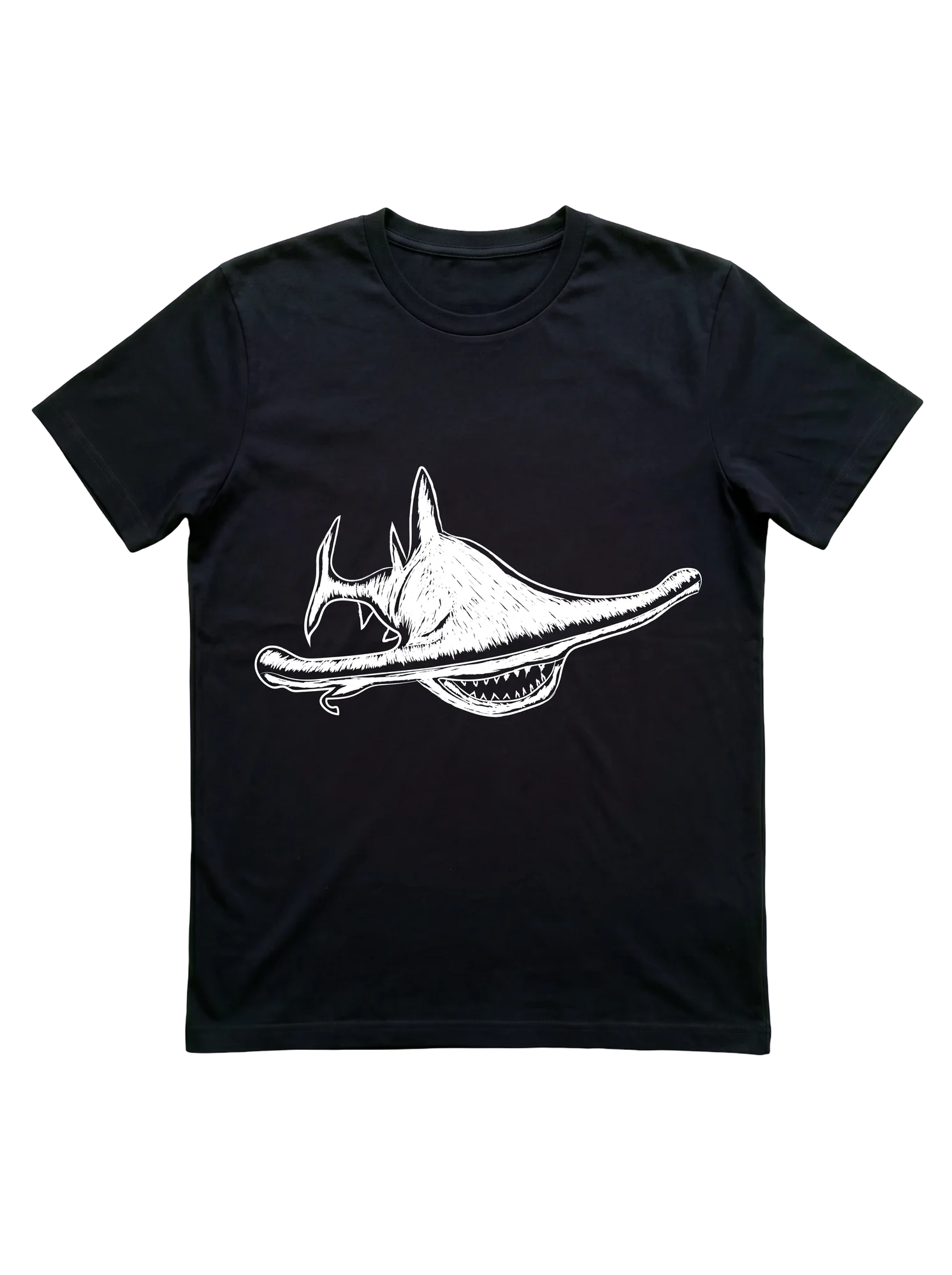 Hammerhead Shark Sketch T-Shirt for Divers and Fans