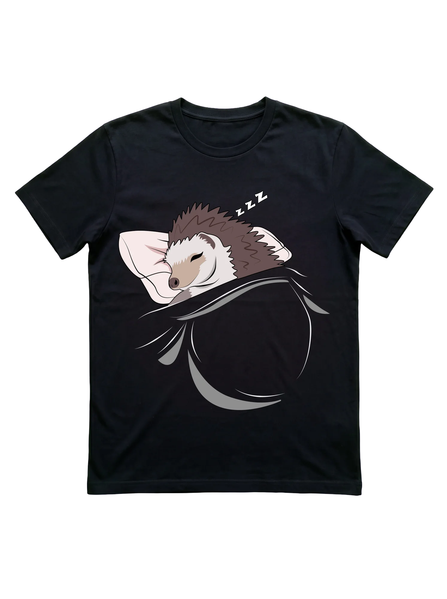 Where does the sleeping-hedgehog t-shirt belong in the rotation?