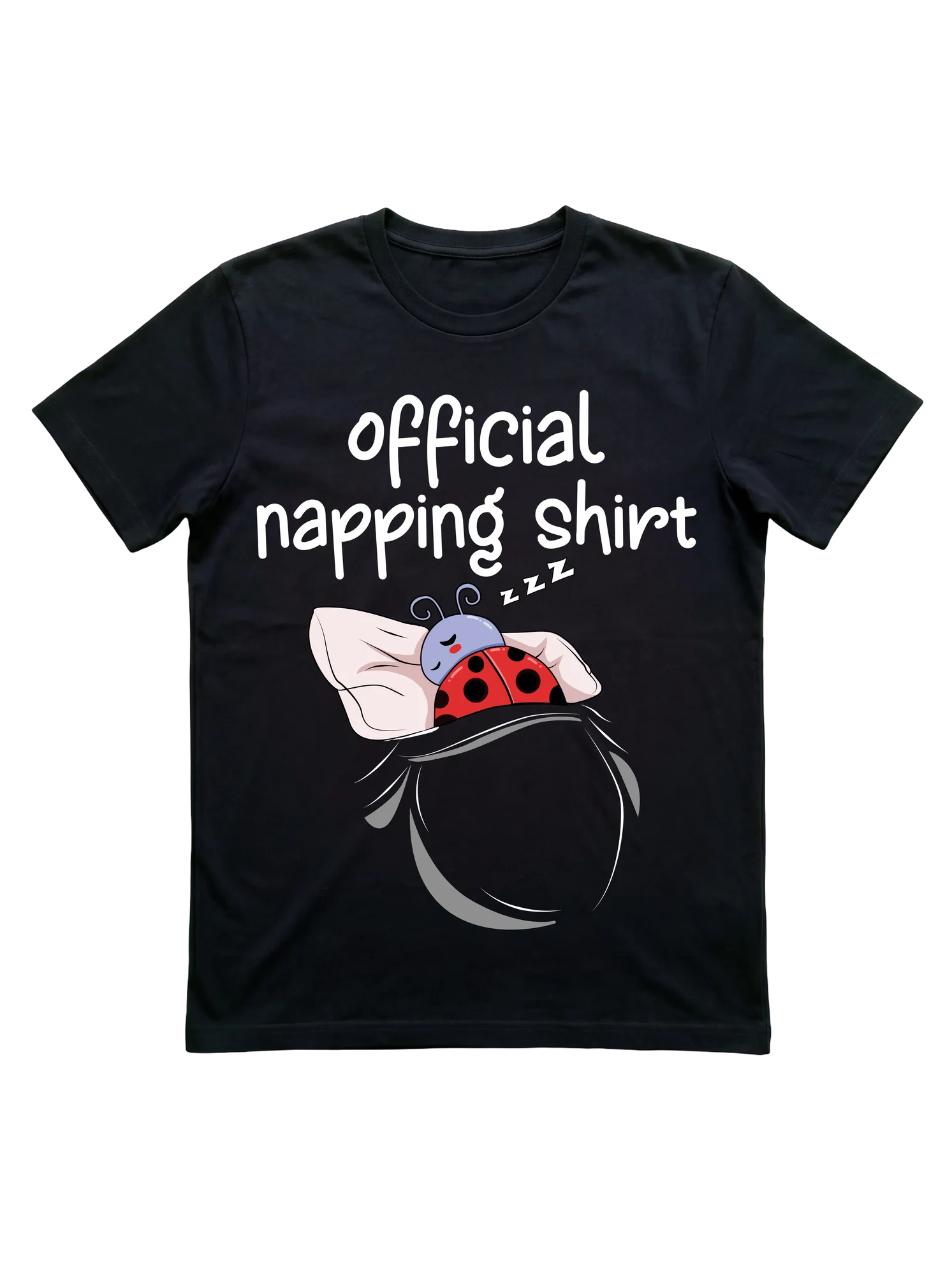 Ladybug Sleeping Shirt Women Pajamas Outfit Nap Pjs