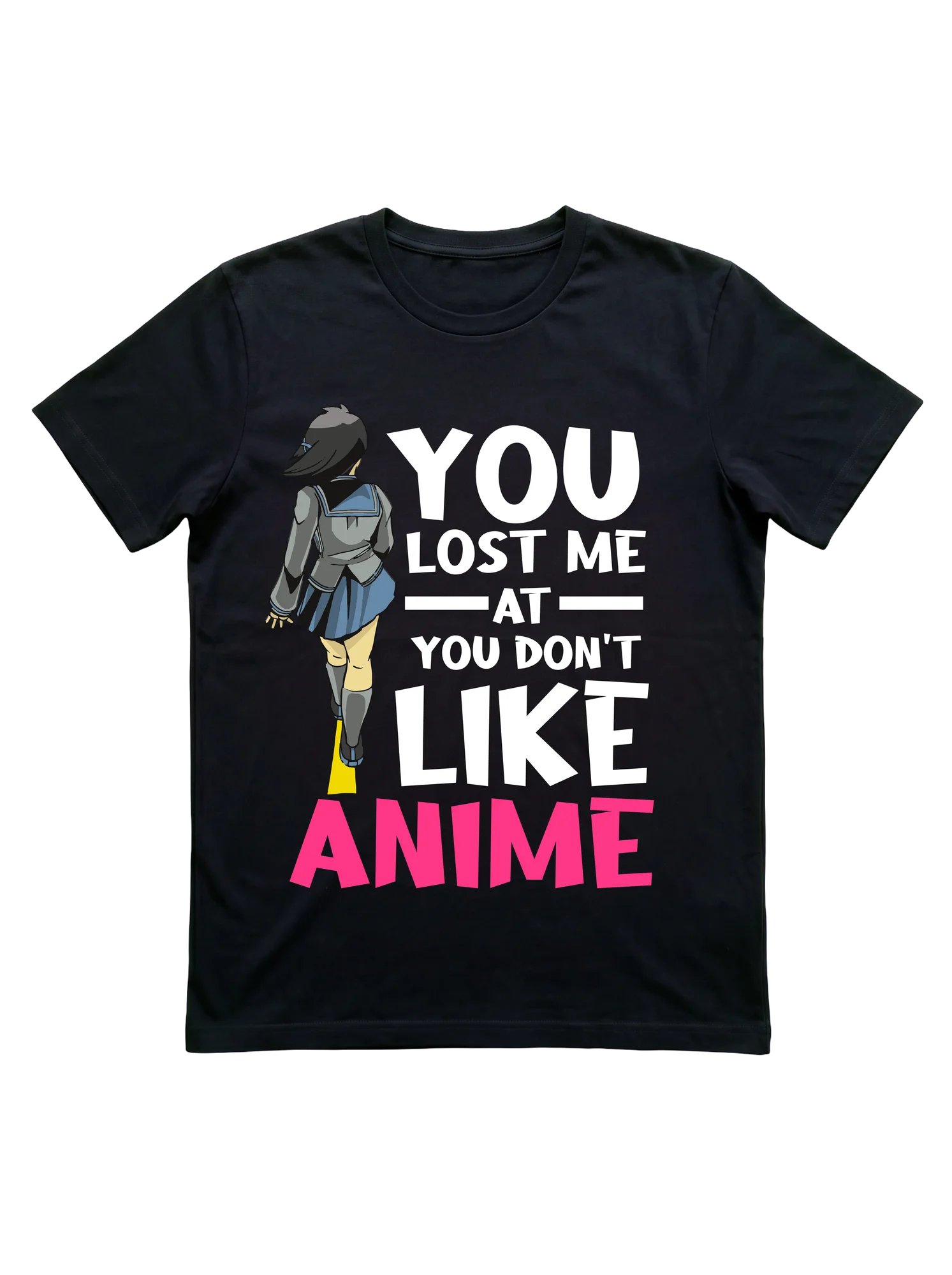 You Lost Me Anime Clothing Manga Cosplay Otaku