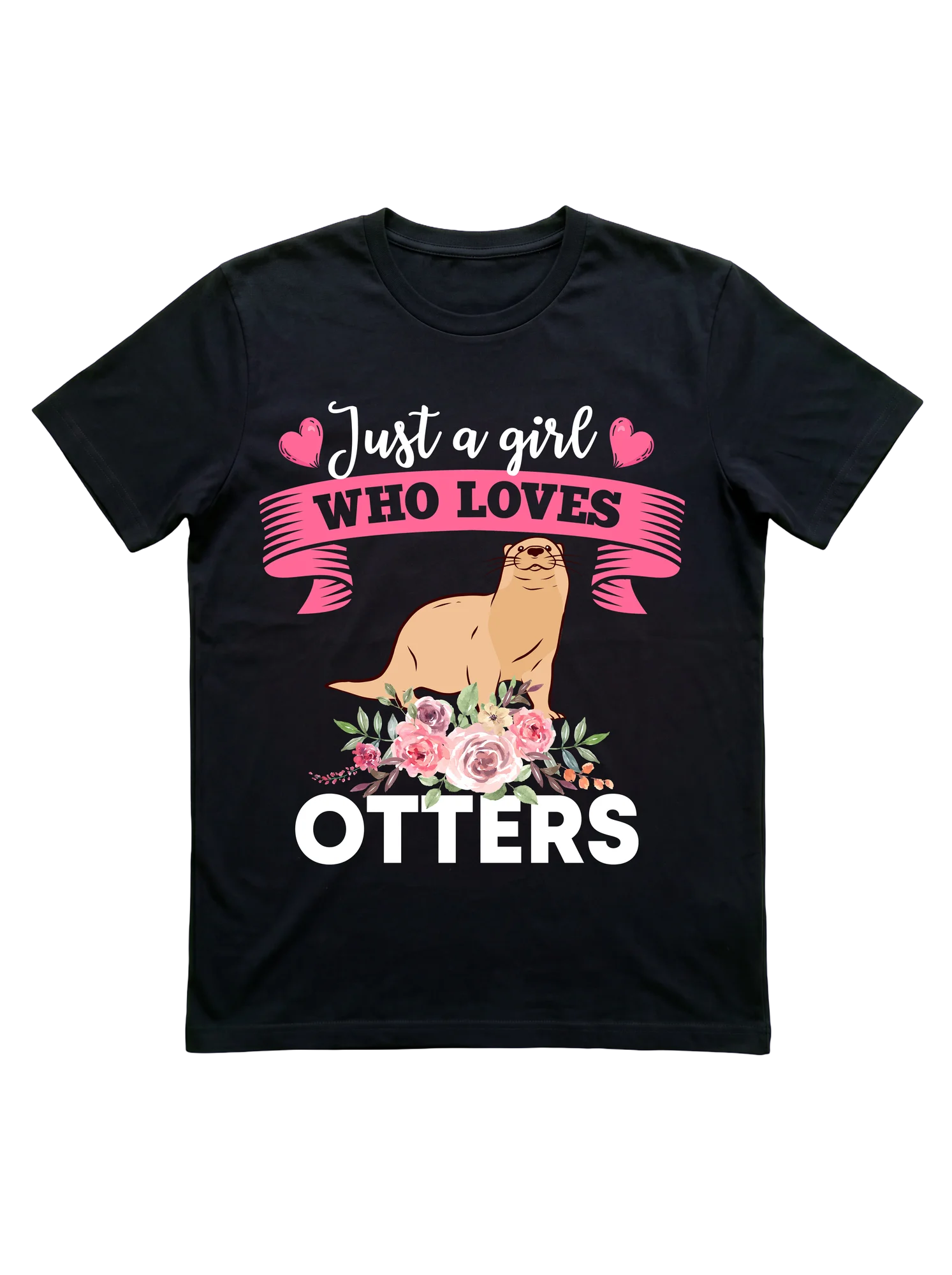 Just a Girl Who Loves Otters Shirt for Women