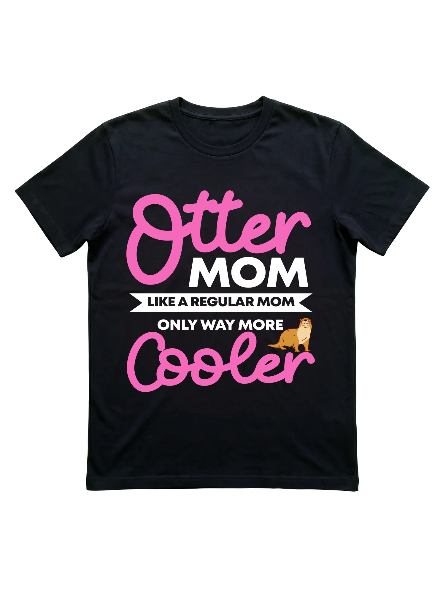 Otter Mom T-Shirt for Mother's Day and Wildlife Fans