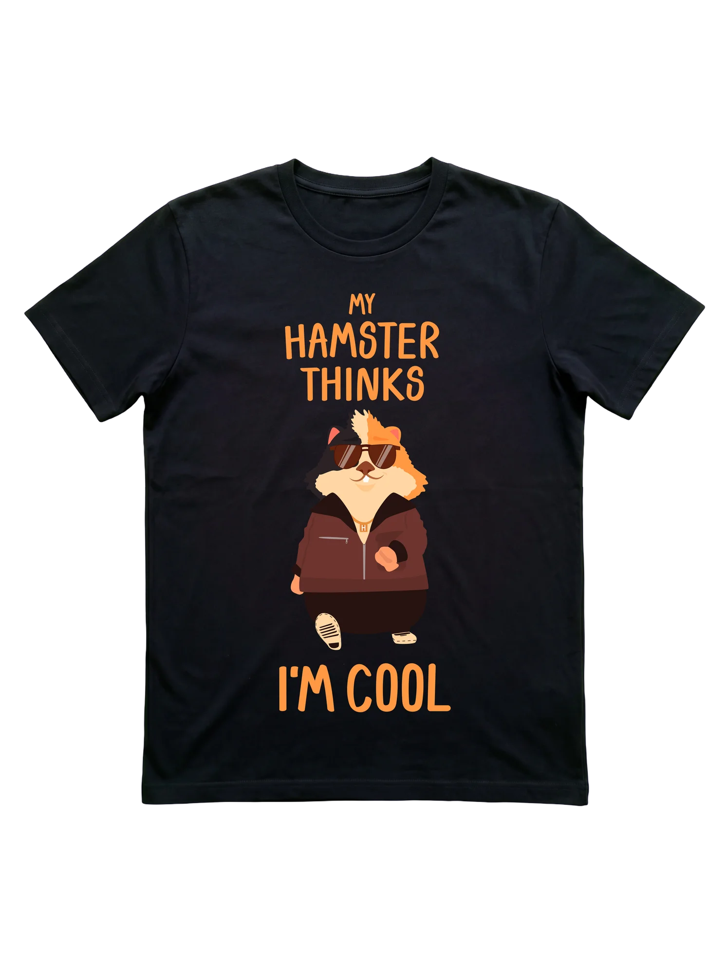 The hamster judges the wearer's cool factor here