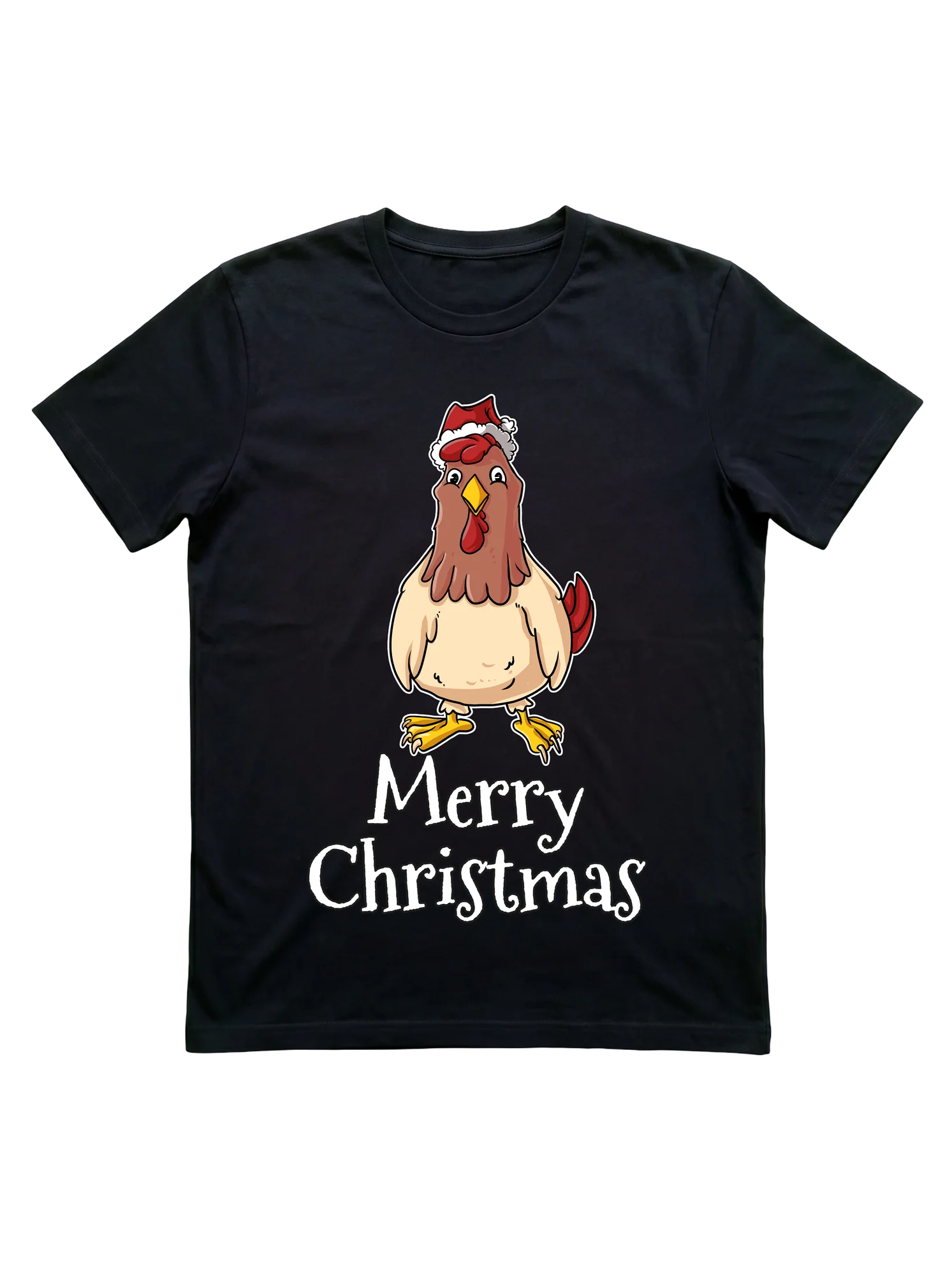 Merry Christmas Chicken T-Shirt for Flock Keepers