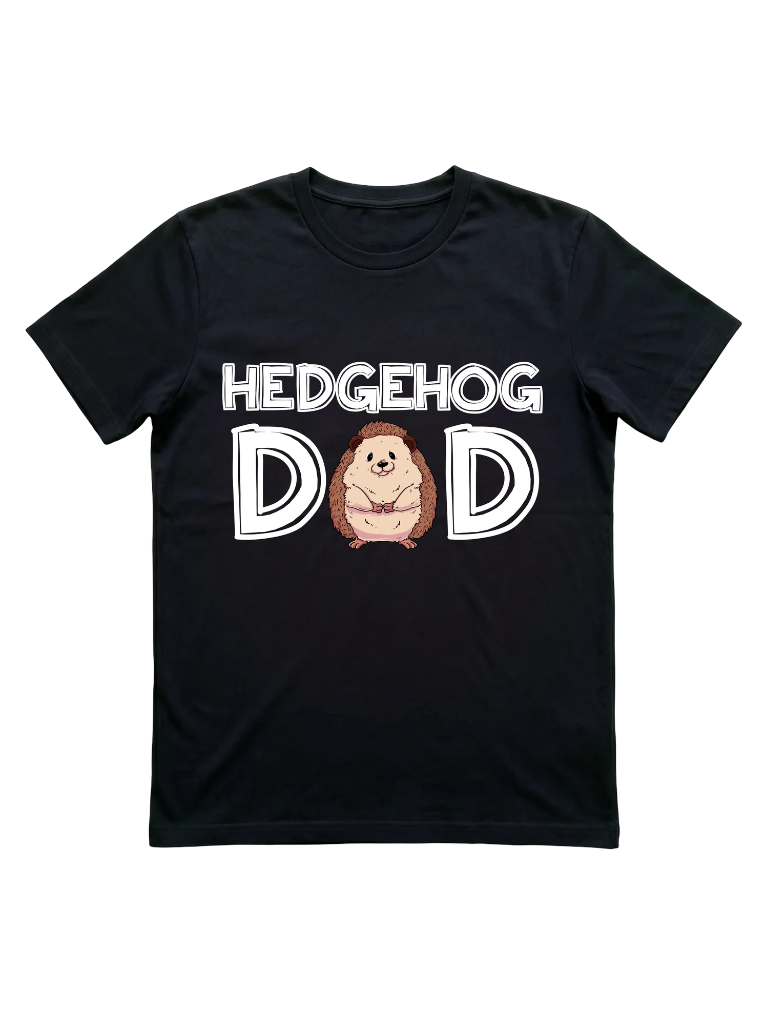 Hedgehog Dad T-Shirt for Father's Day and Pet Owners