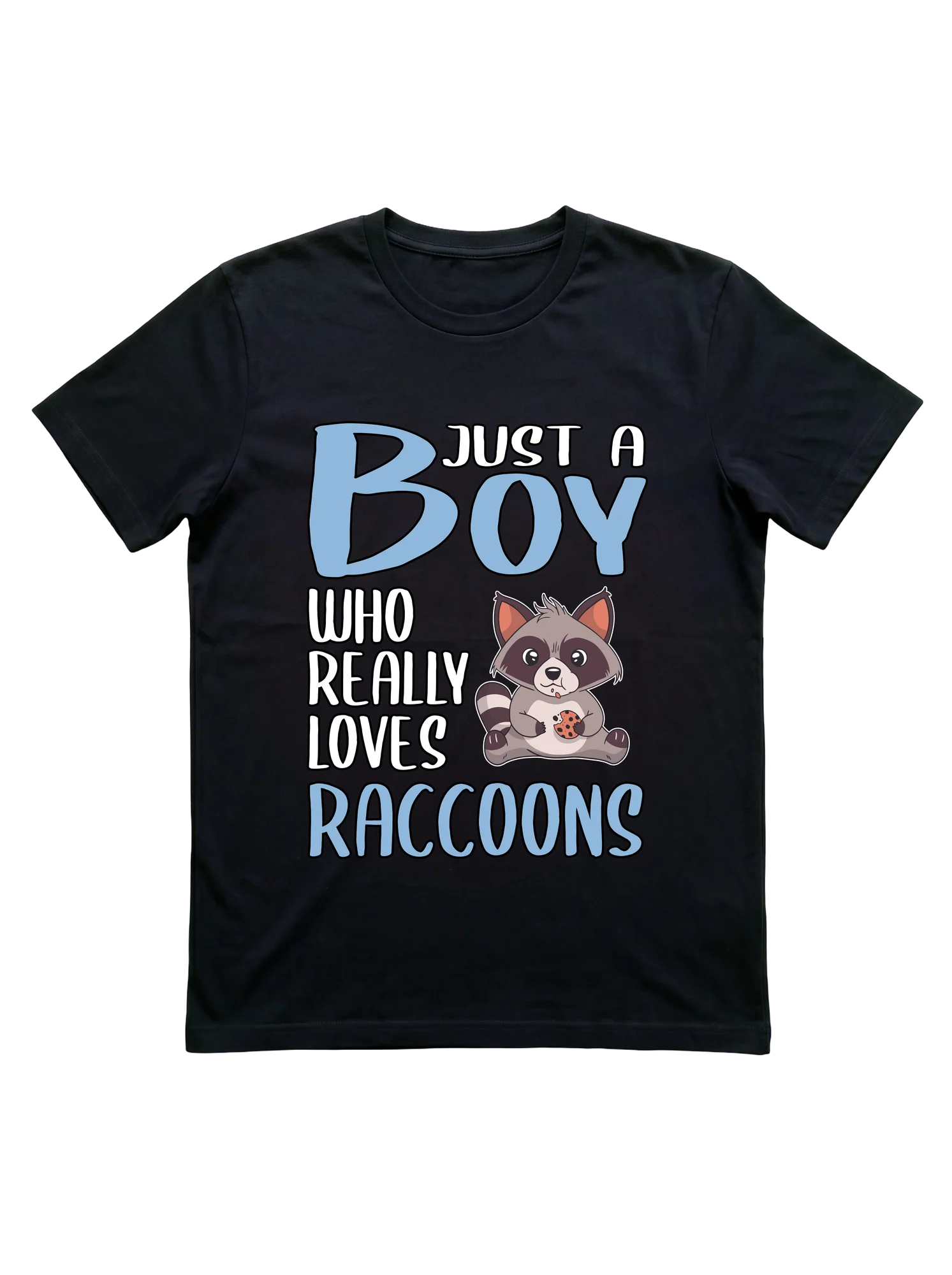 Just a Boy Who Really Loves Raccoons T-Shirt