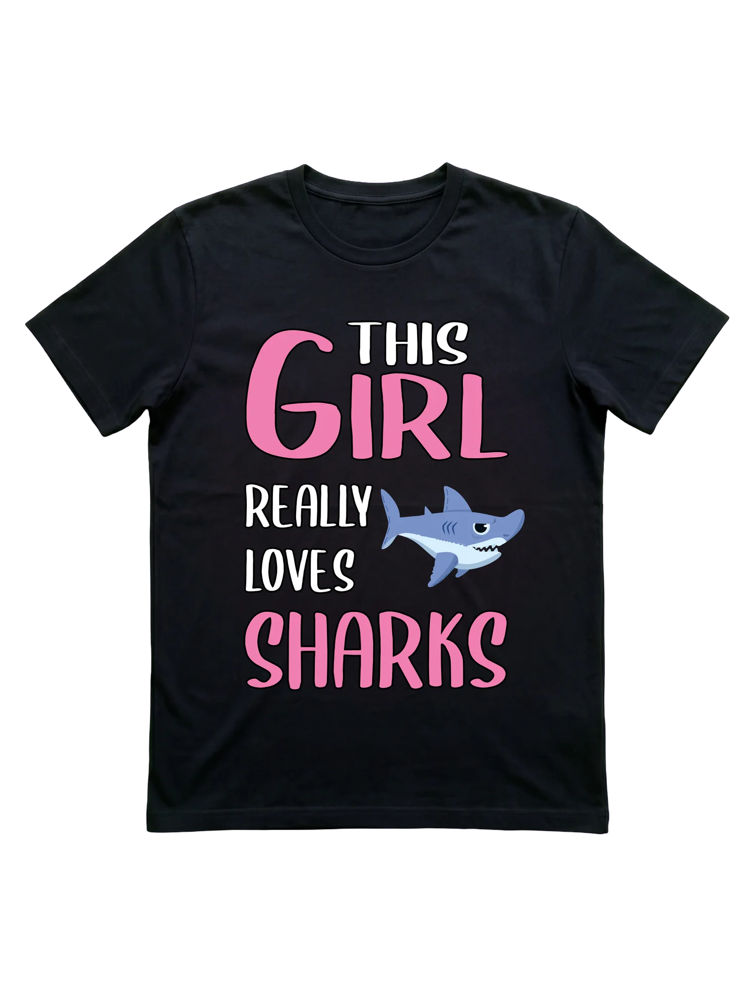 This Girl Really Loves Sharks T-Shirt for Ocean Fans