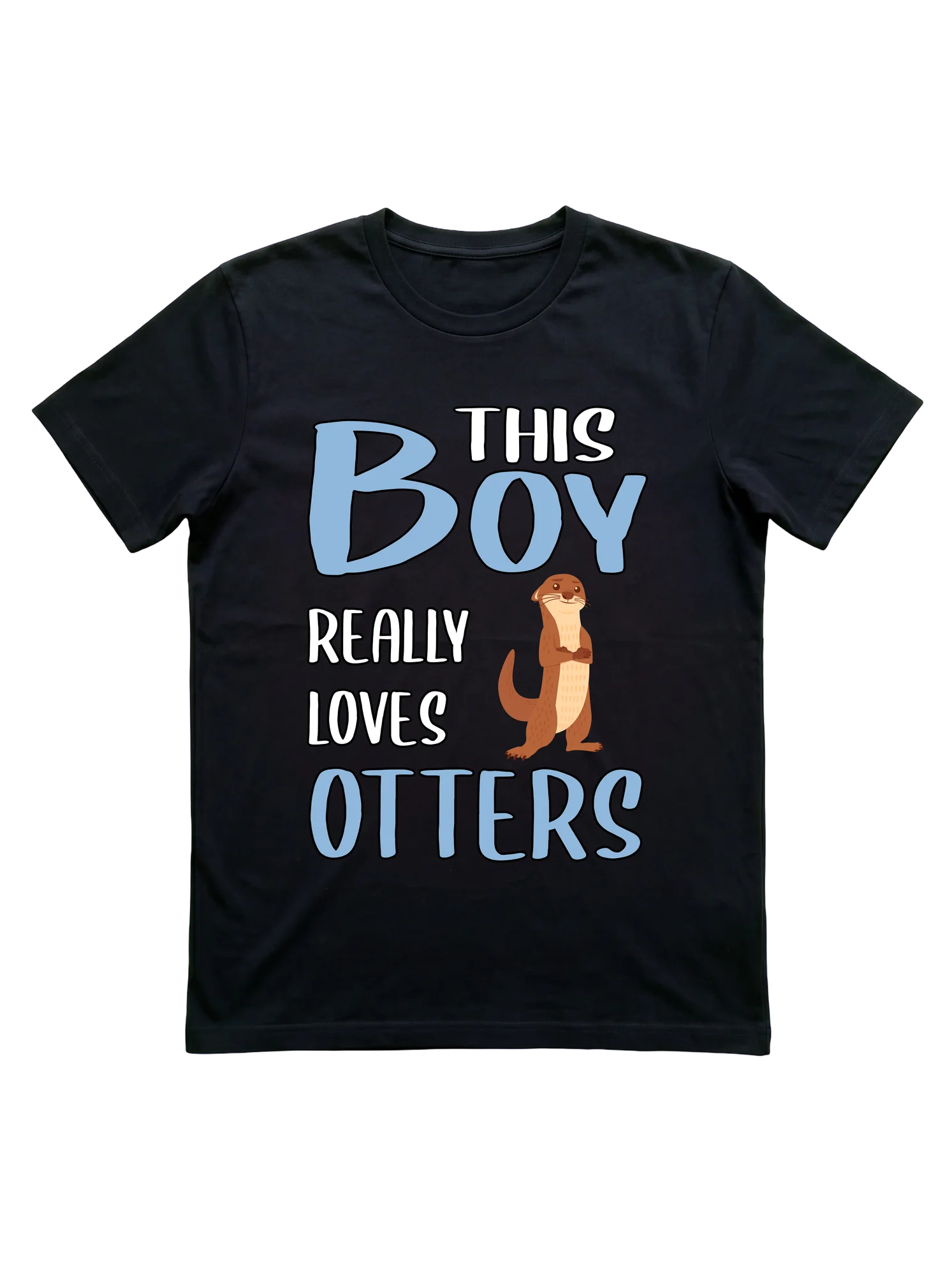 This Boy Really Loves Otters Gift Shirt for Kids