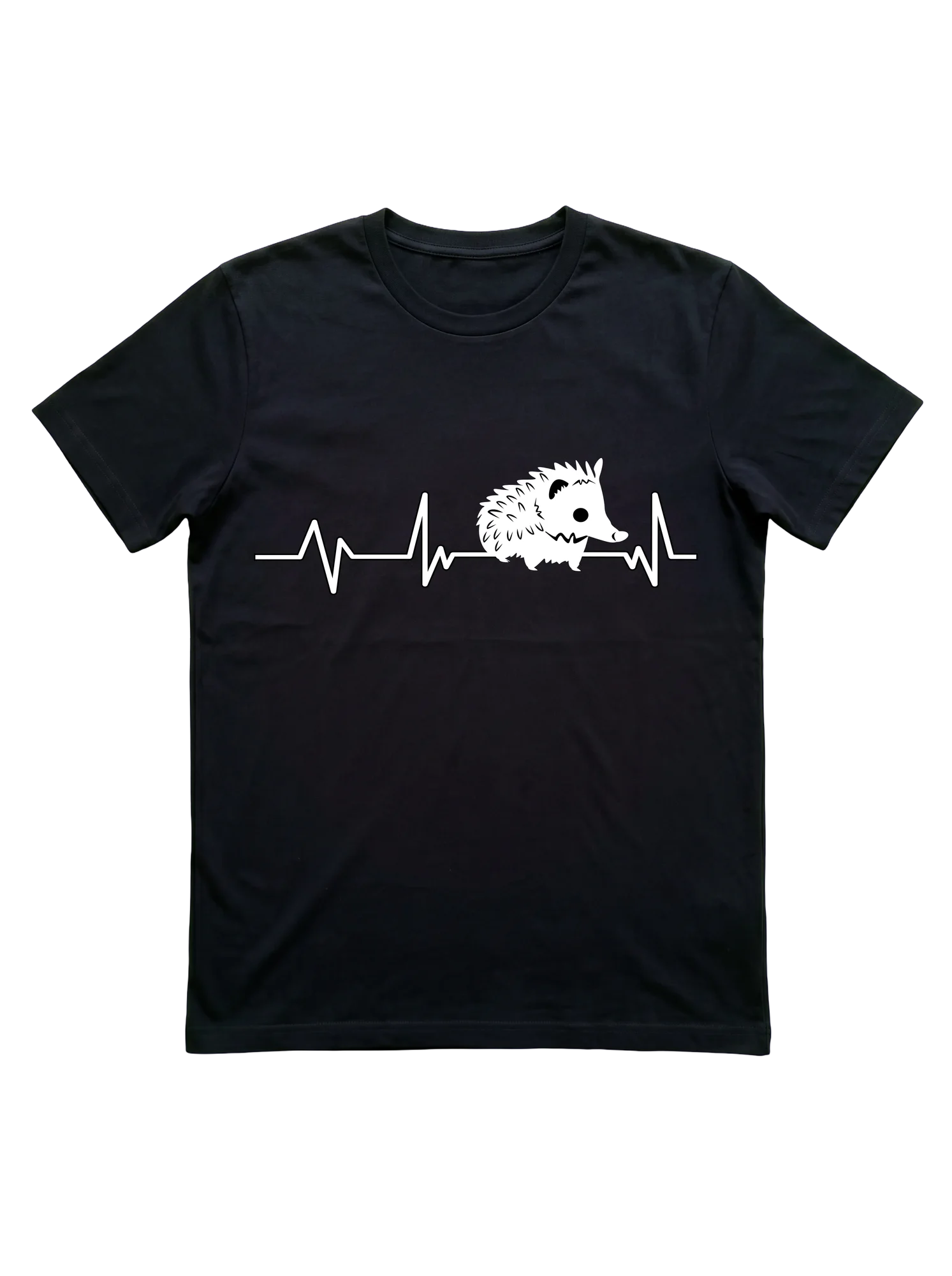Cute Baby Hedgehog Heartbeat Shirt for Pet Lovers