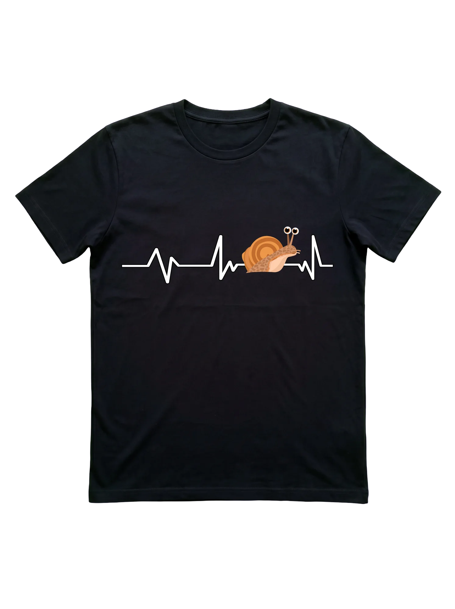Snail Heartbeat T-Shirt for Owners and Gastropod Enthusiasts
