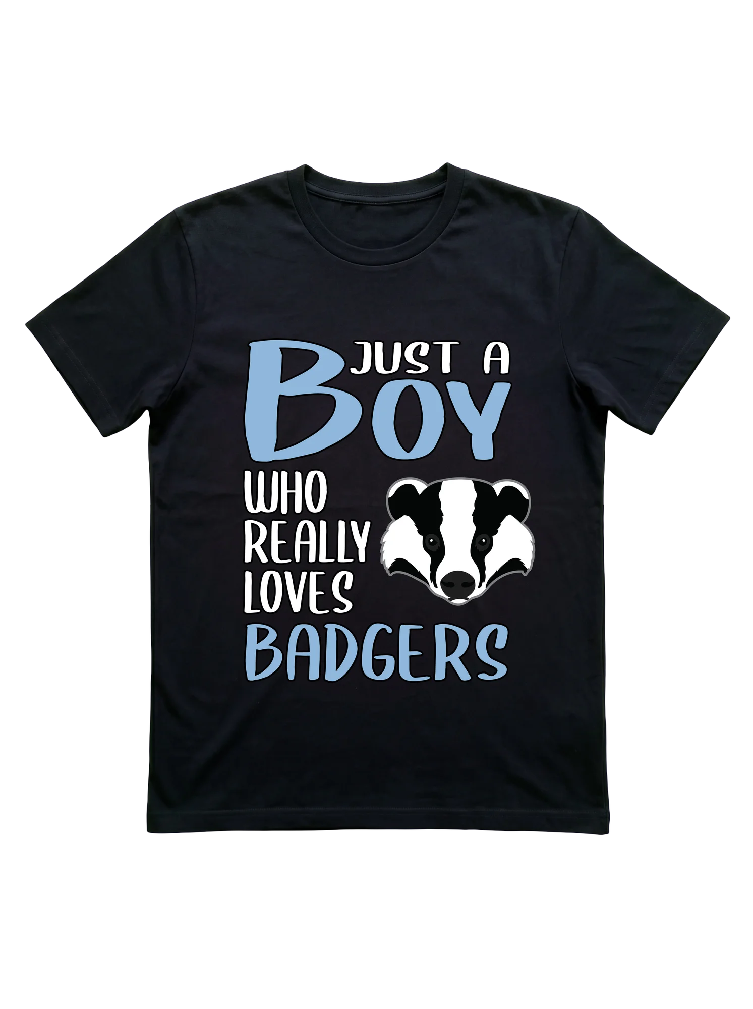 Whether you track every sett or thumb the field guide nightly, this badger t-shirt names the loyalty.
