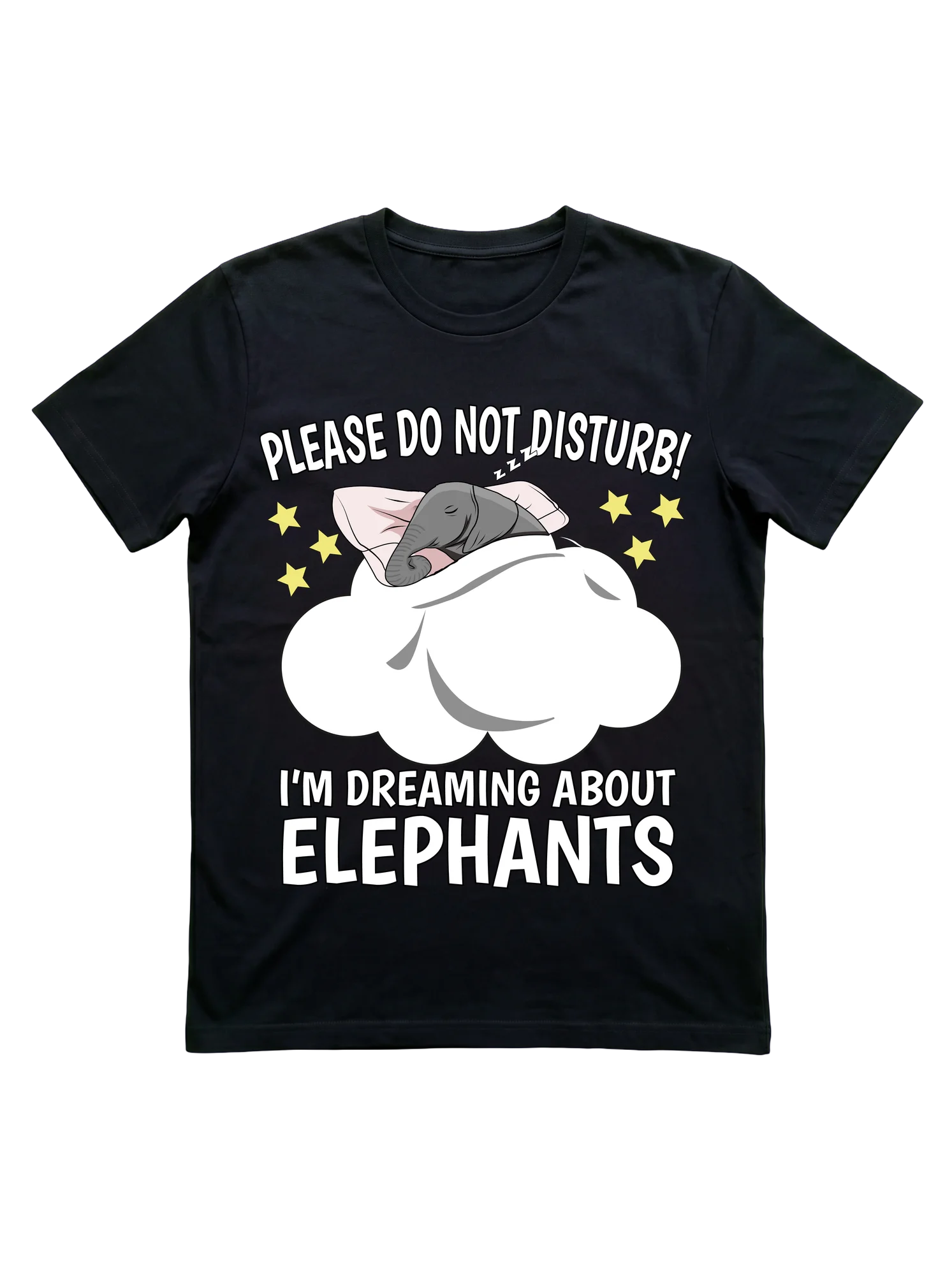 Dreaming About Elephants Sleeping T-Shirt for Nap Lovers