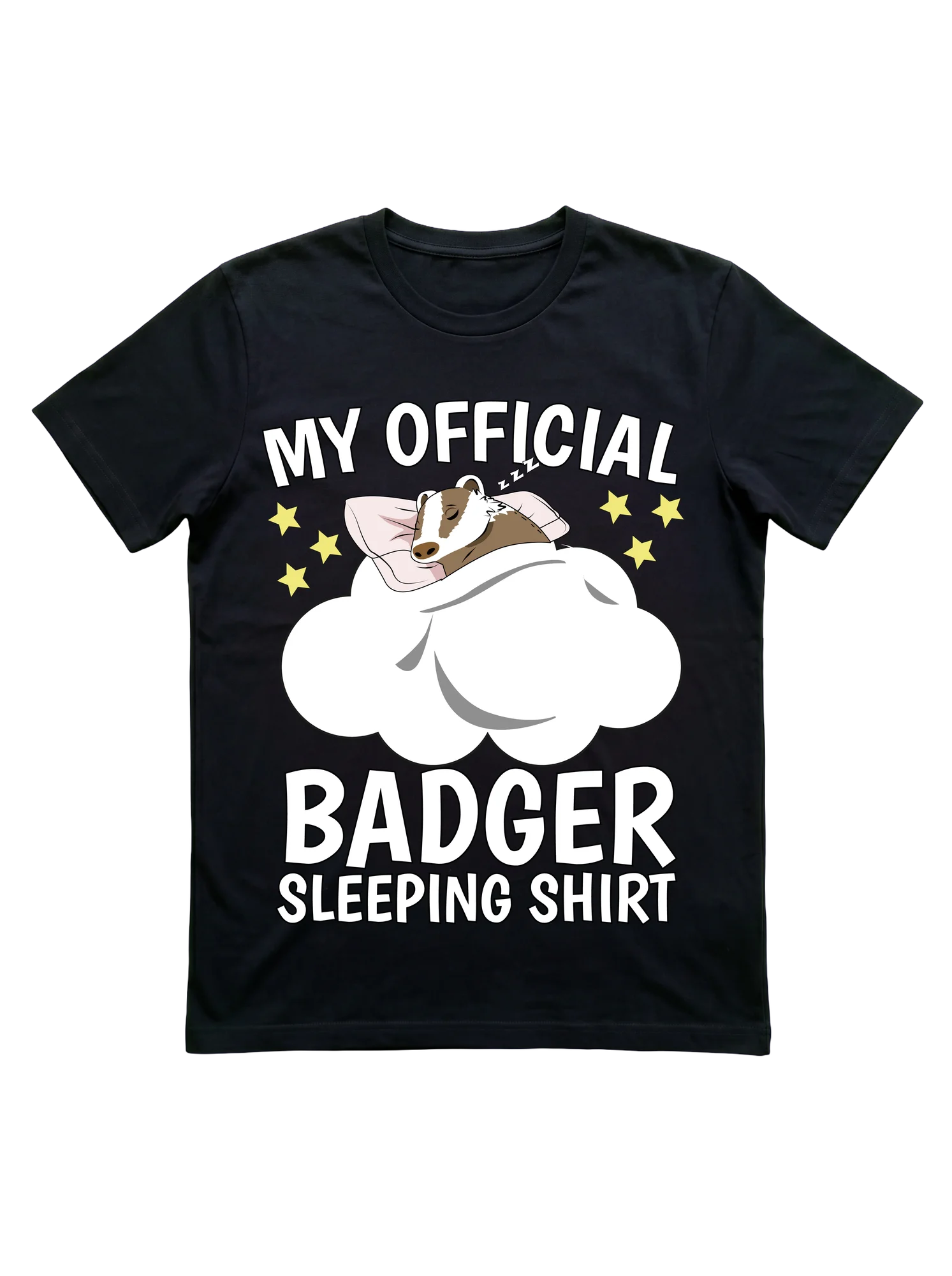 My Official Badger Sleeping Shirt for Wildlife Lovers