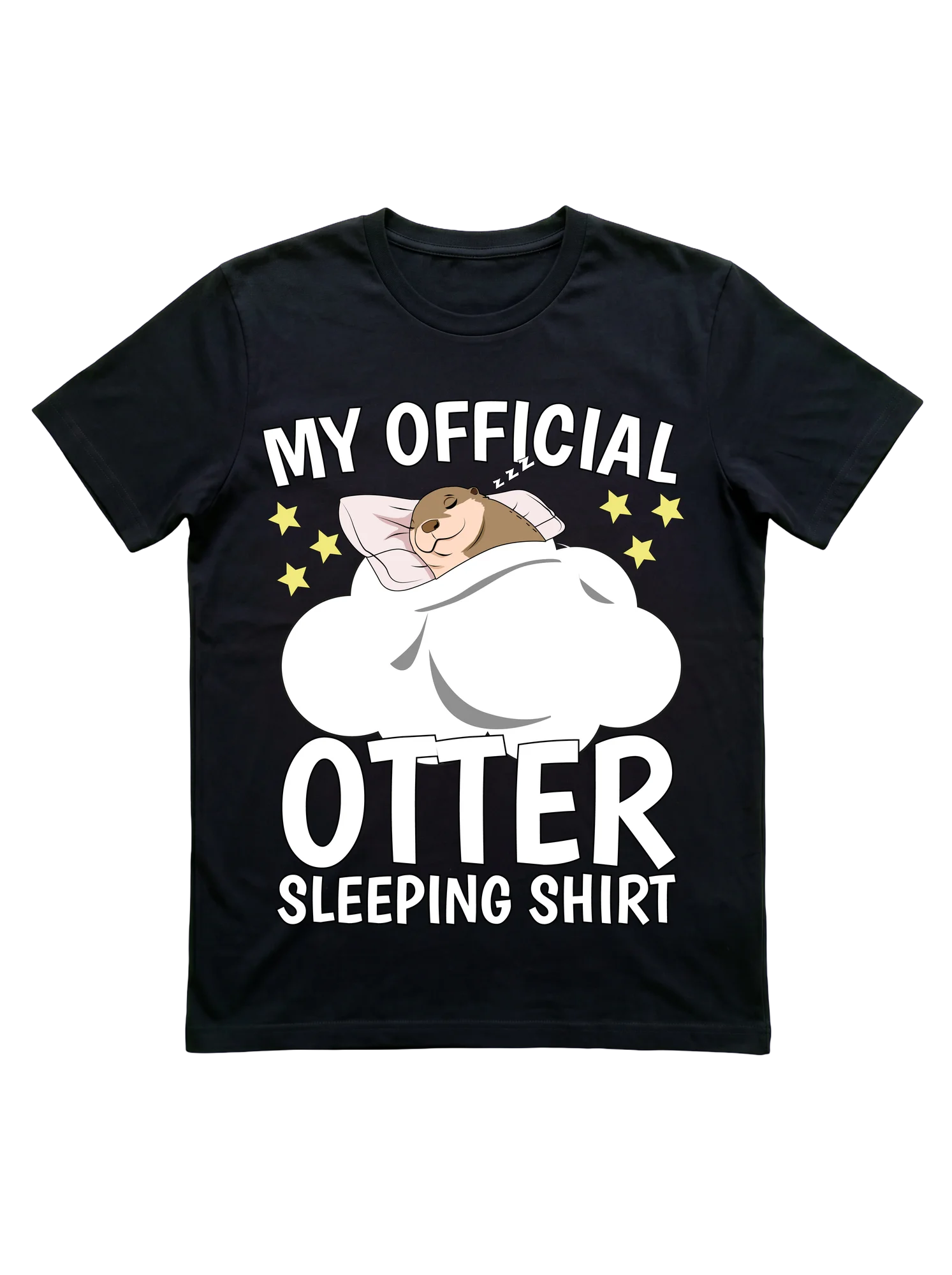 My Official Otter Sleeping T-Shirt for Nap Fans