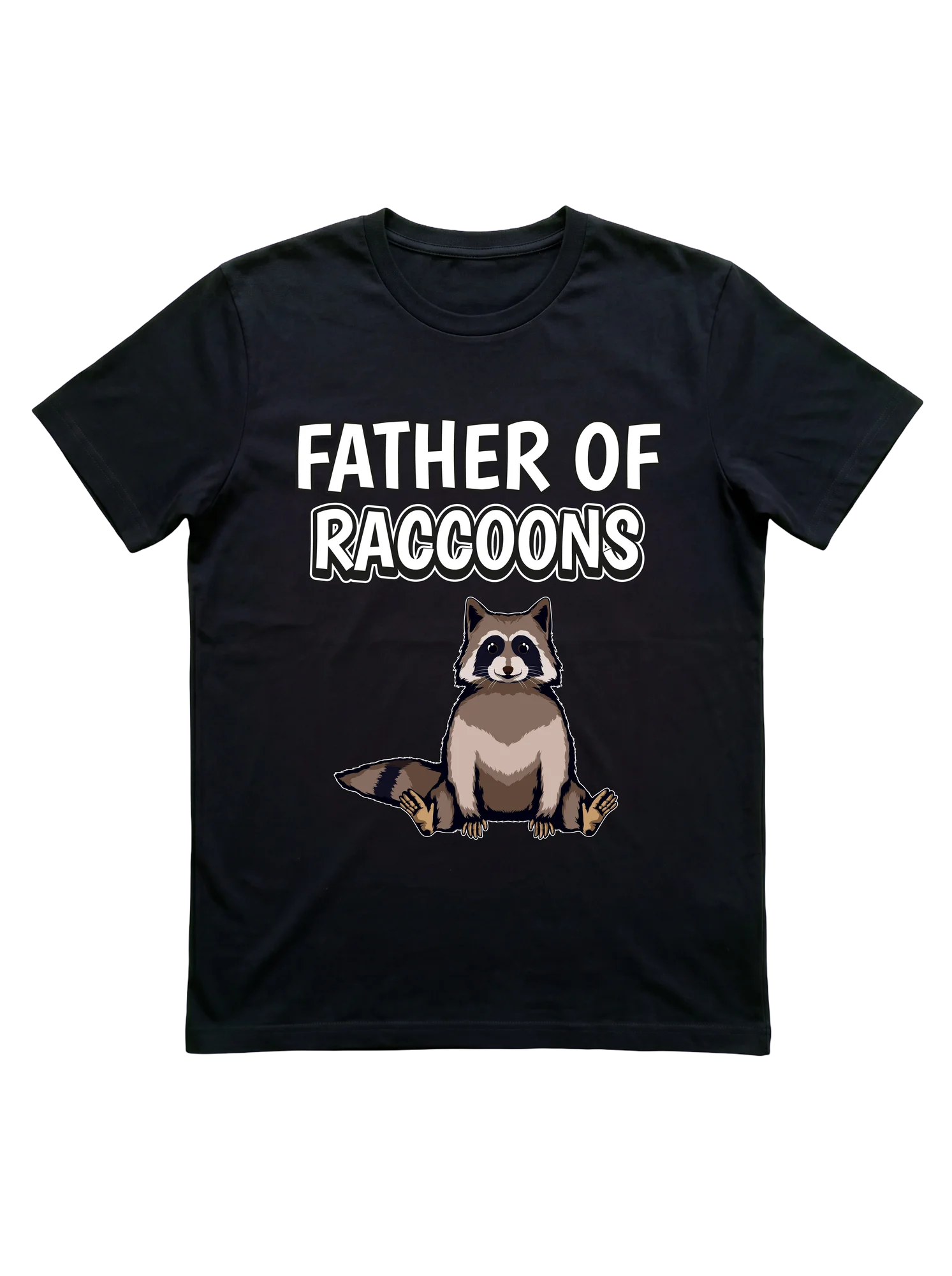 Father of Raccoons T-Shirt for Wildlife Dads