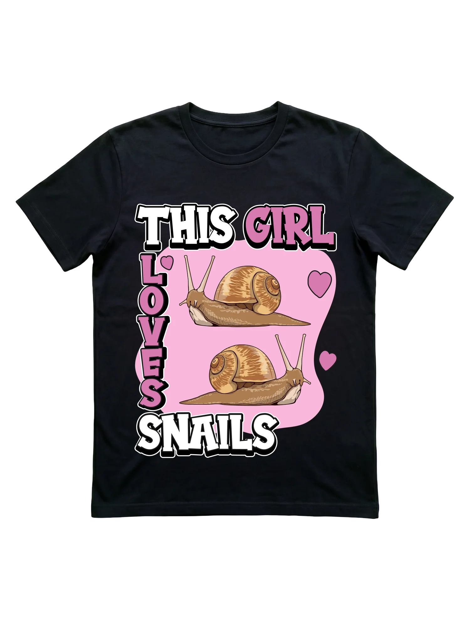 This Girl Loves Snails T-Shirt for Kids and Garden Lovers