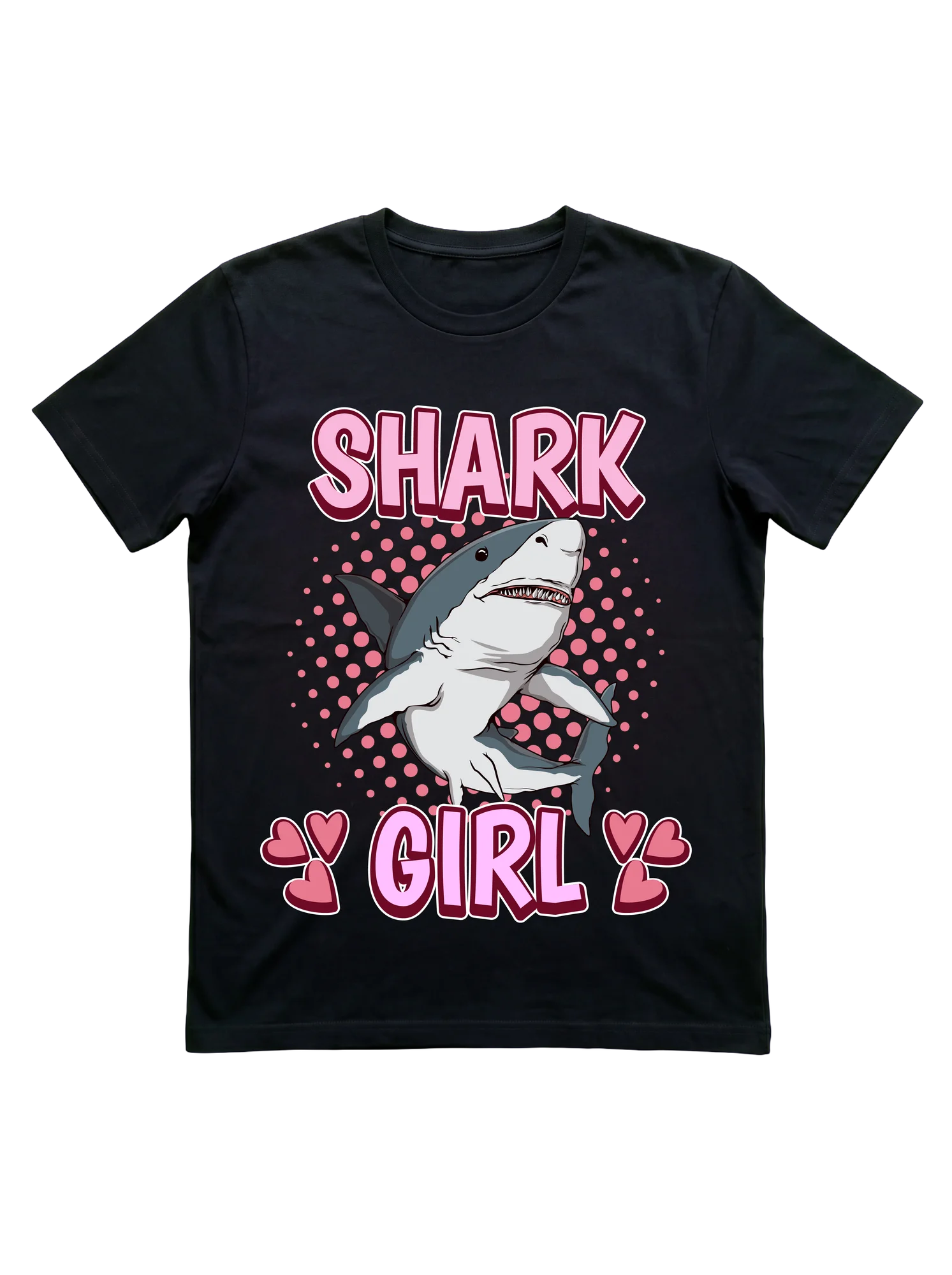 Shark Girl T-Shirt for Ocean Lovers and Fans