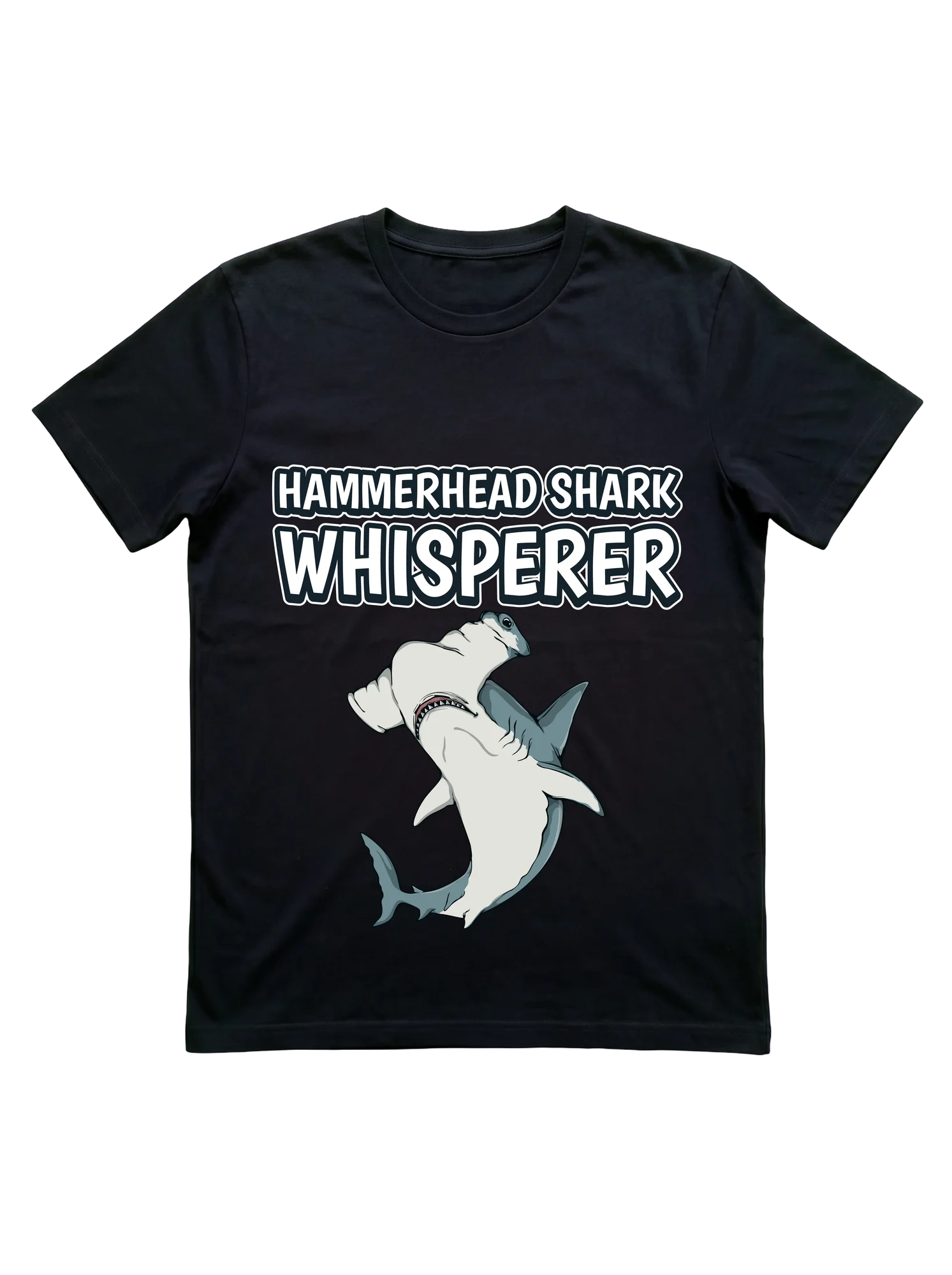 What do you call the t-shirt that reads a hammerhead's body language at a glance?