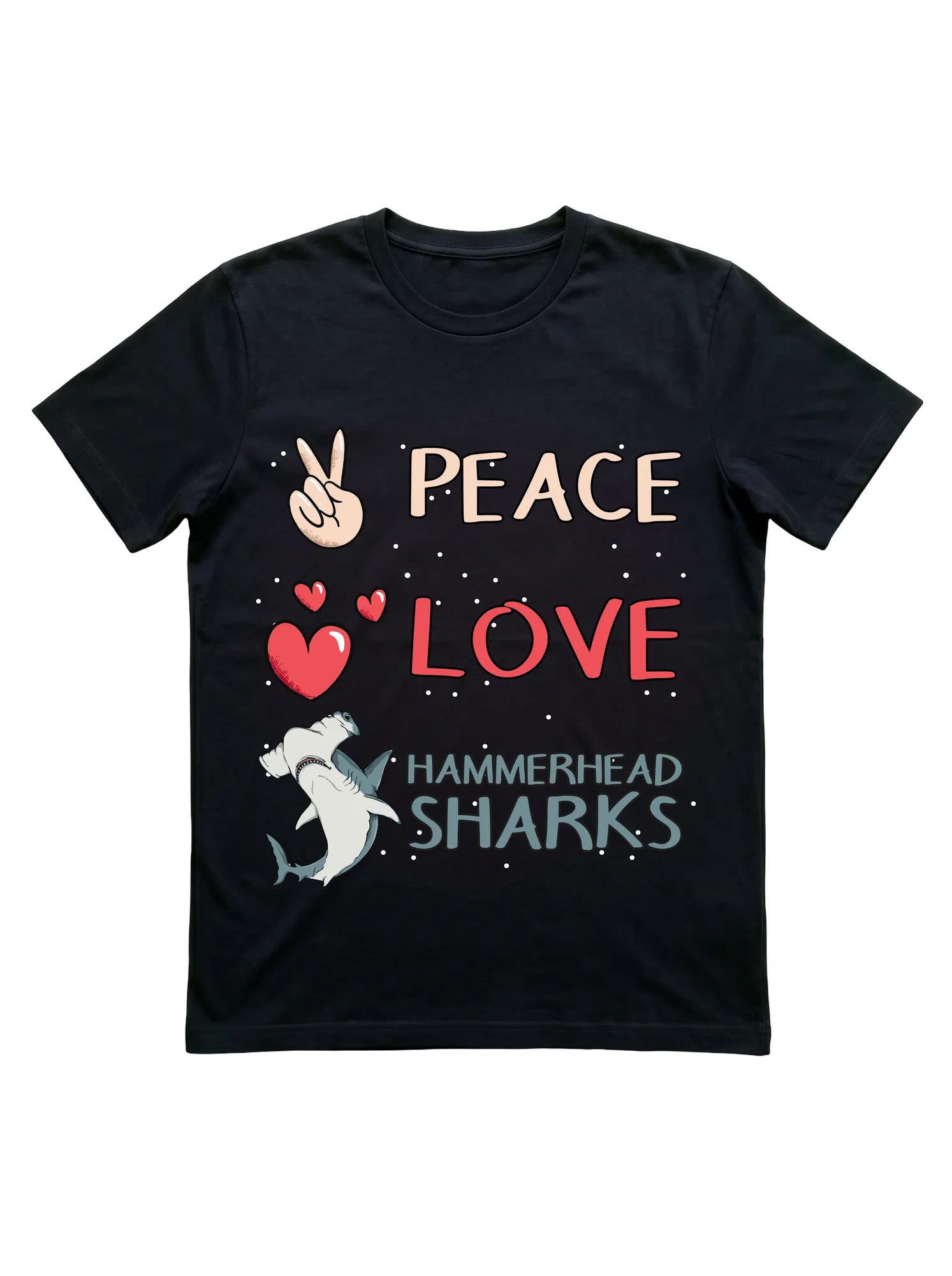Peace Love Hammerhead Sharks Lands Cute Without a Single Hard Edge