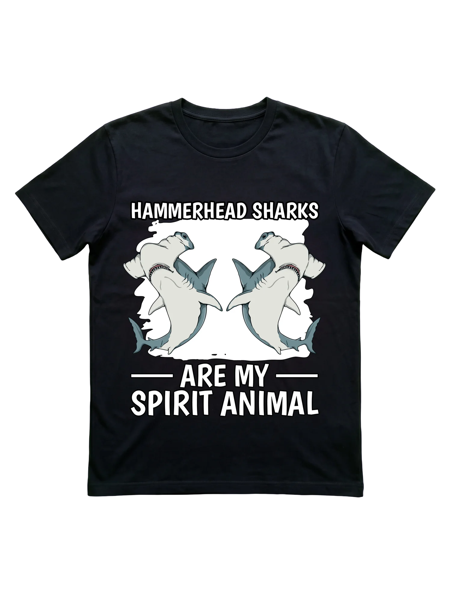 Whether you log aquarium visits or follow Shark Awareness Day, this hammerhead shark t-shirt plants the flag