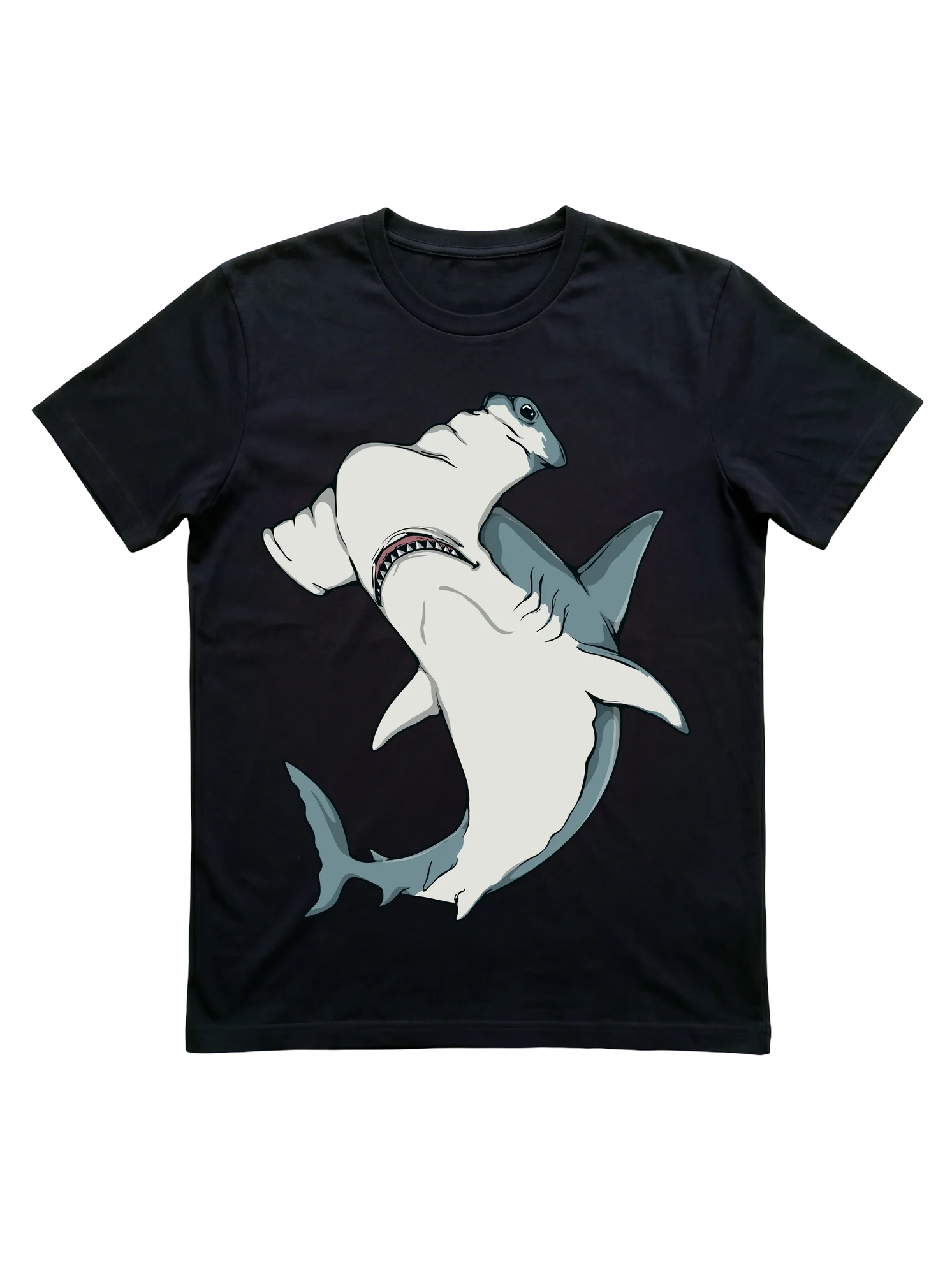 Hammerhead Shark Illustration T-Shirt for Ocean Lovers