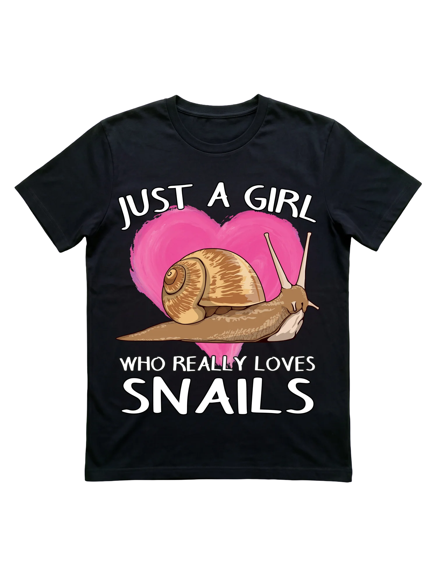 Just a Girl Who Really Loves Snails T-Shirt