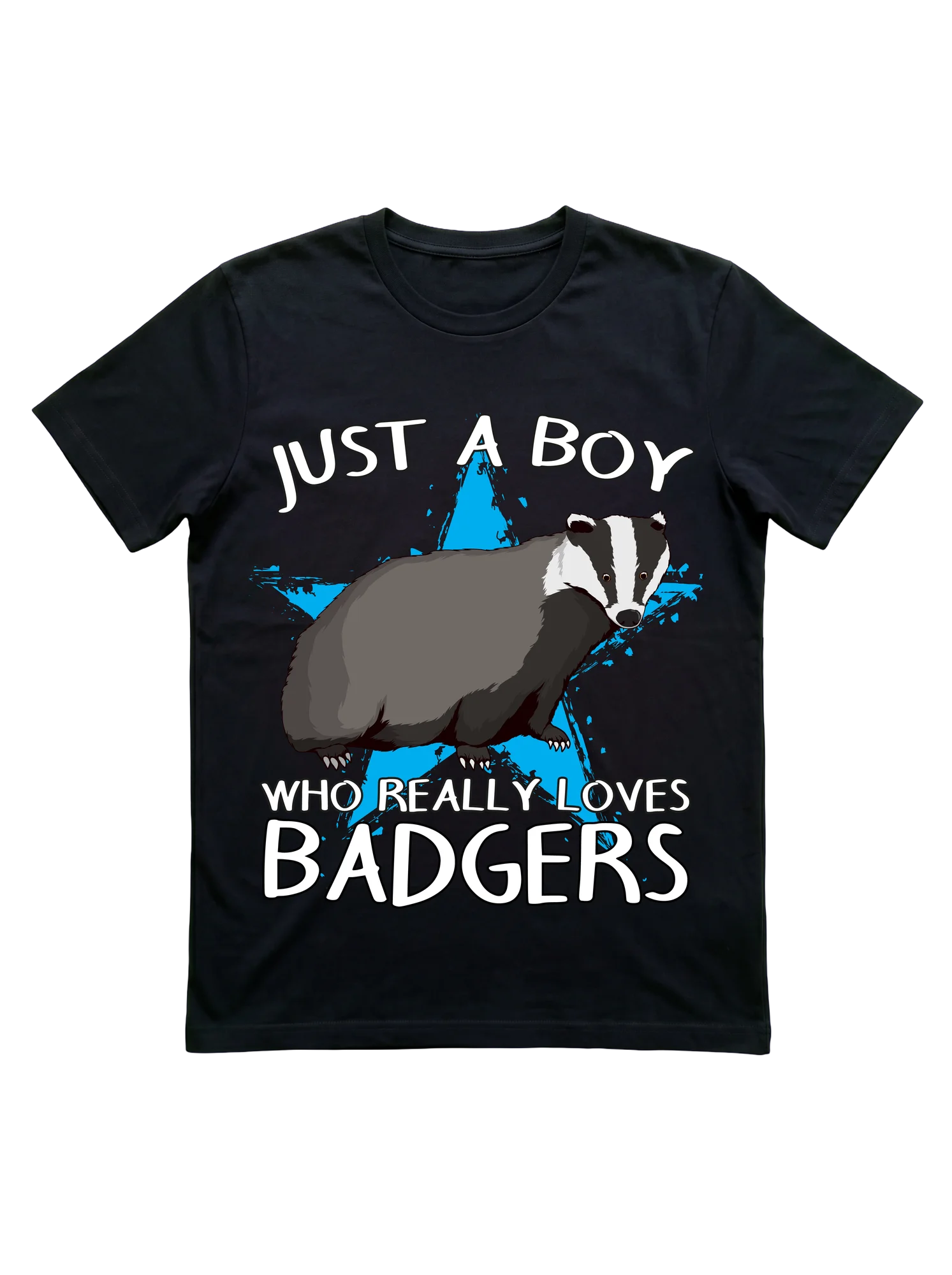 Just a Boy Who Really Loves Badgers T-Shirt