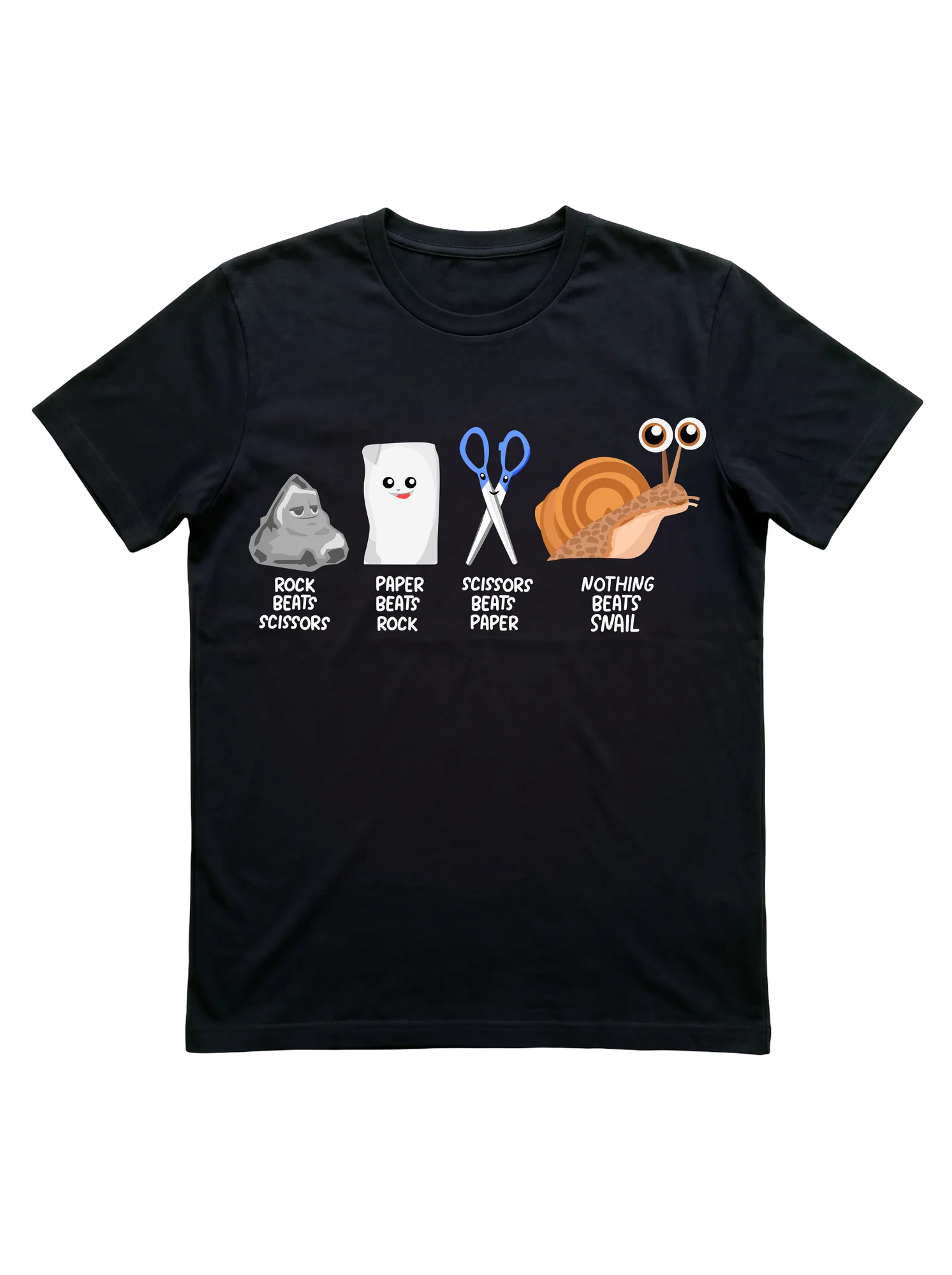 Rock Paper Scissors Nothing Beats Snail T-Shirt